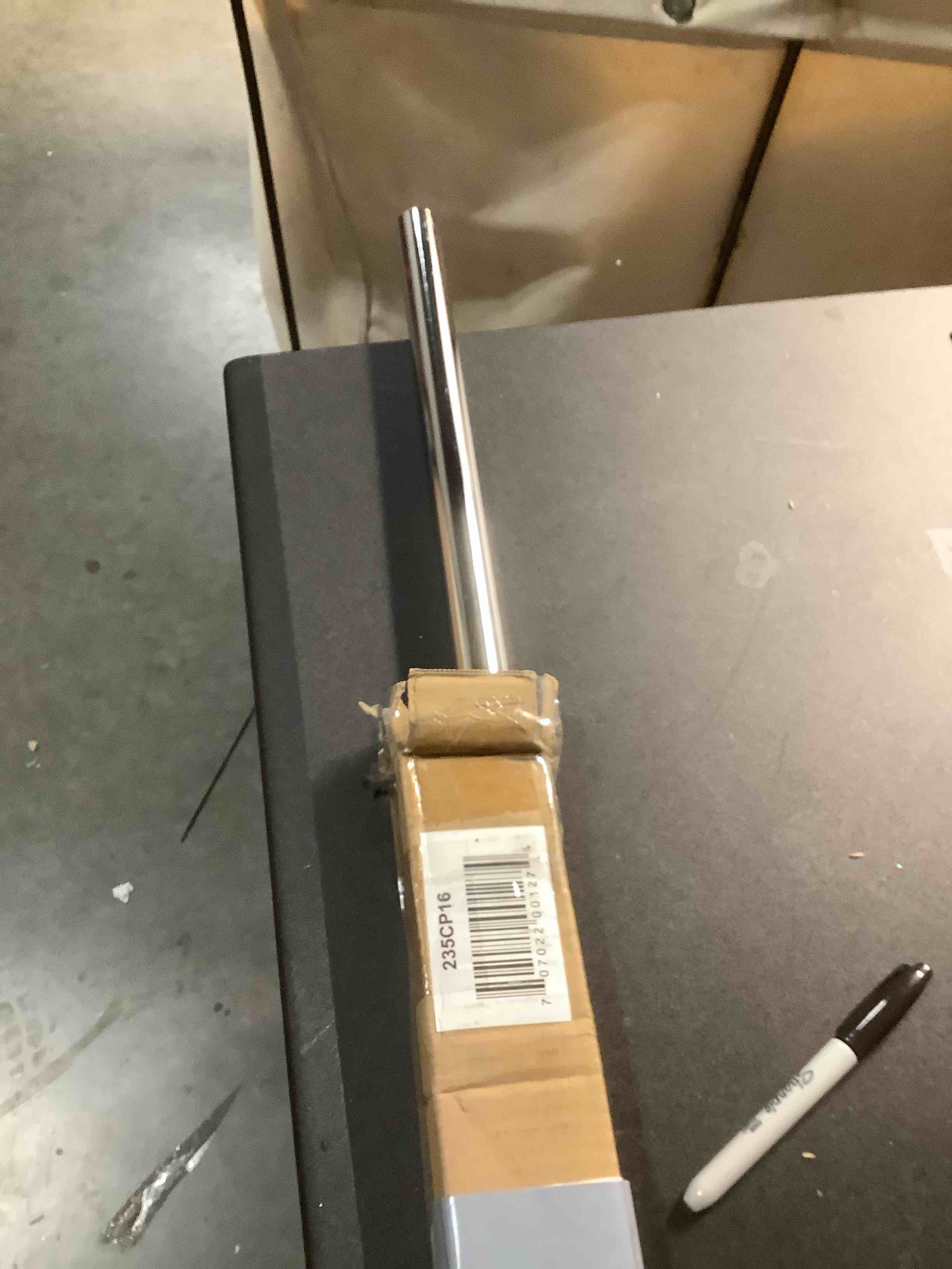 Condition photo showing Good Condition for Nexel Coat Rack Rod Kit, 36"W, Chrome Finish