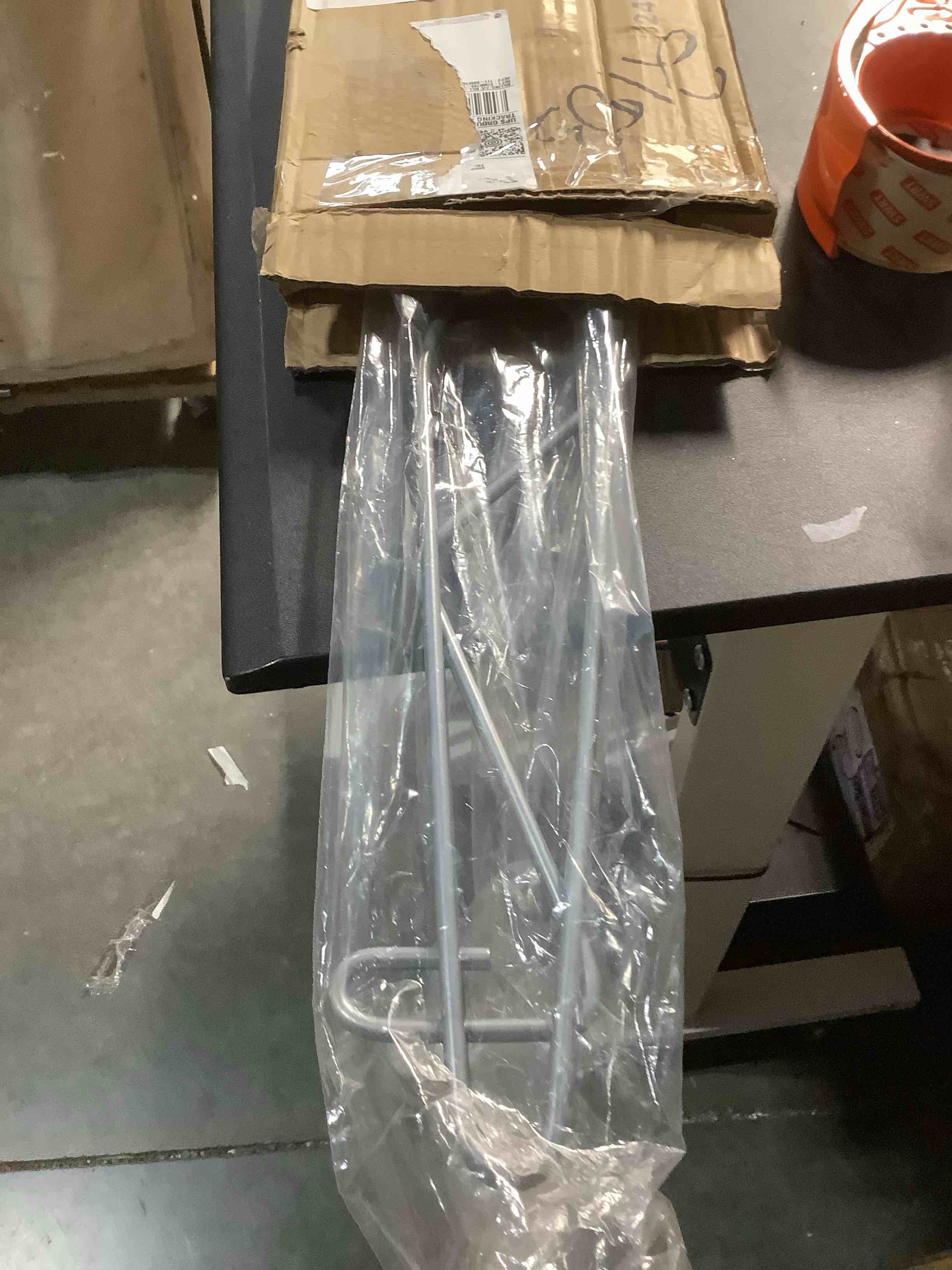 Condition photo showing Good Condition for Nexel 24" Fixed Wall Mount Single Wire Shelf Bracket, Silver Epoxy Finish