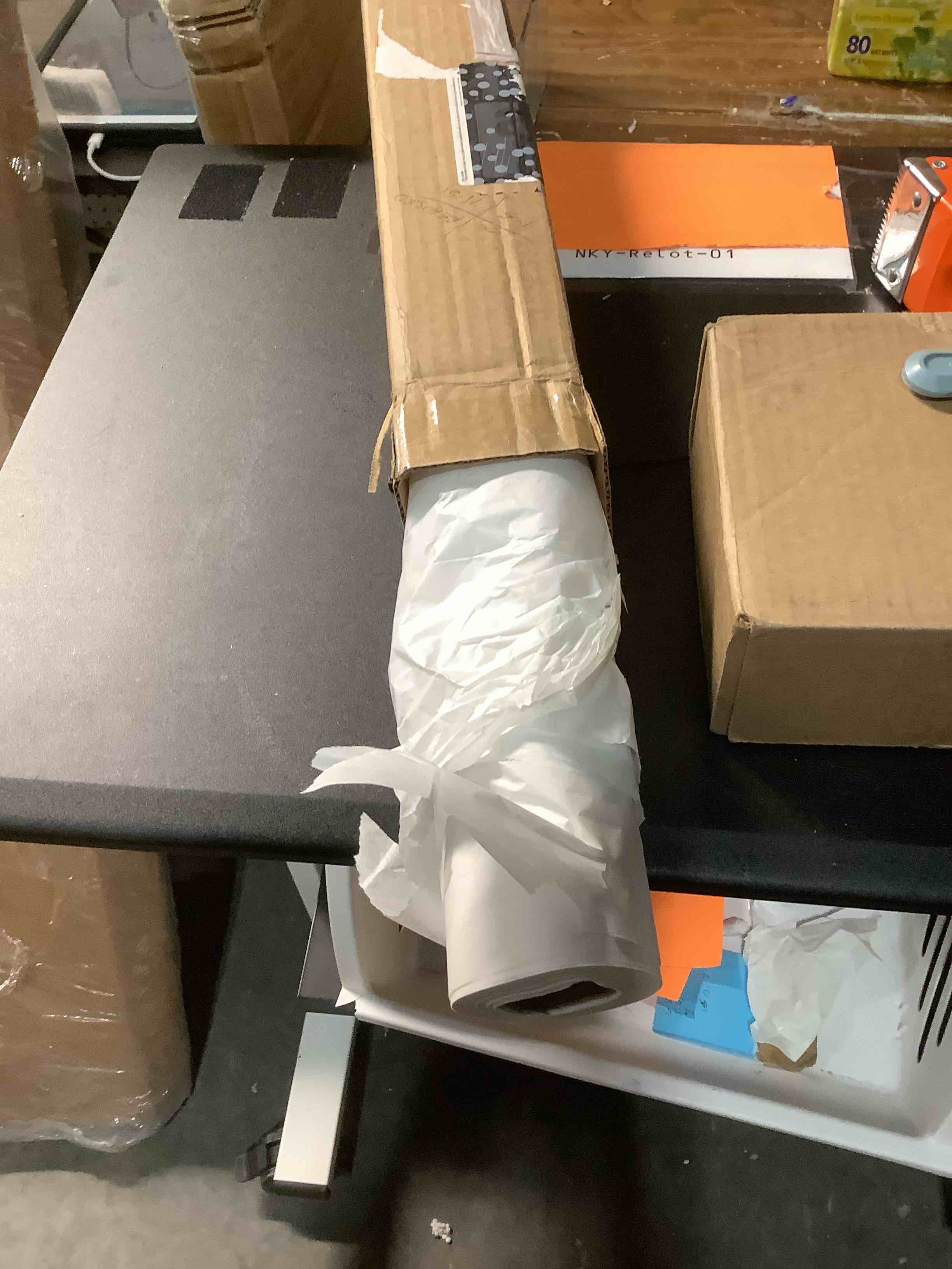 Condition photo showing As Is for Children’s Factory Paper Roll for Baby Changing Table with Locking Stairs (Sold Separately), Daycare Diaper Station