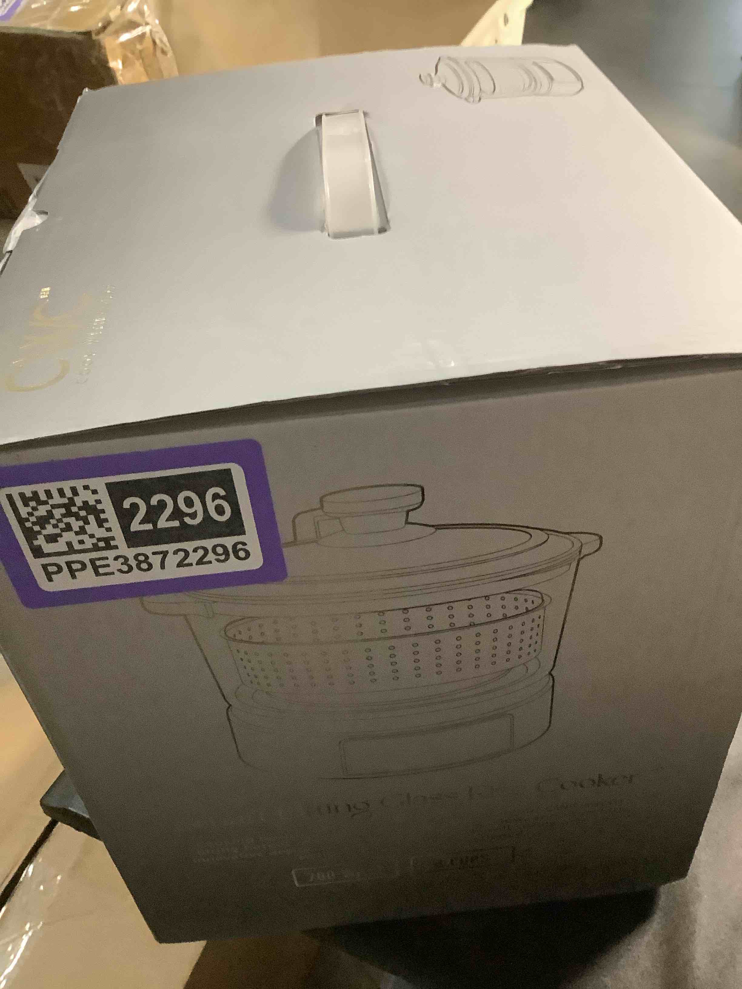 Condition photo showing Good Condition for COOK WITH COLOR 3L Glass Mini Low Carb Rice Cooker – Holds 2 Cups Raw/Makes 6 Cups Cooked with Auto Lift Filter Basket, Hotpot & Steamer for Rice, Grains, Digital Panel with Keep Warm, Black