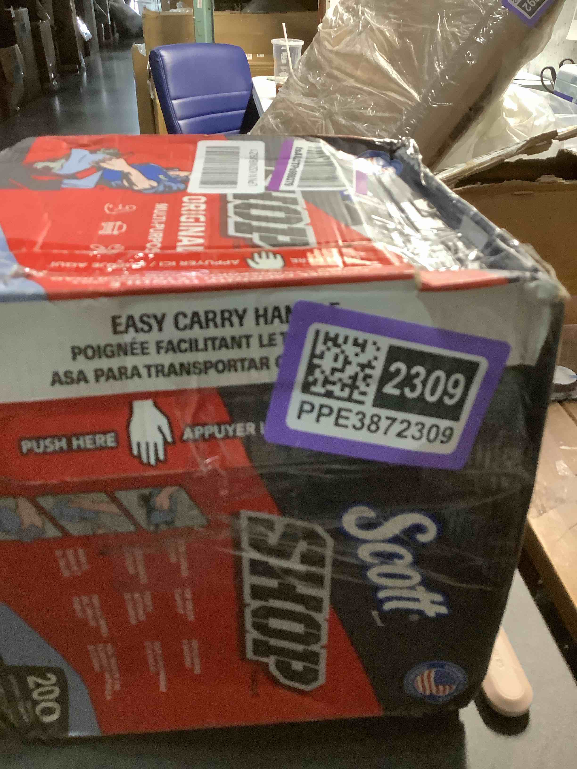 Condition photo showing Good Condition for Scott Shop Towels Blue Double Recrepe 10 x 13 200/Box 8 Boxes/Carton 75190