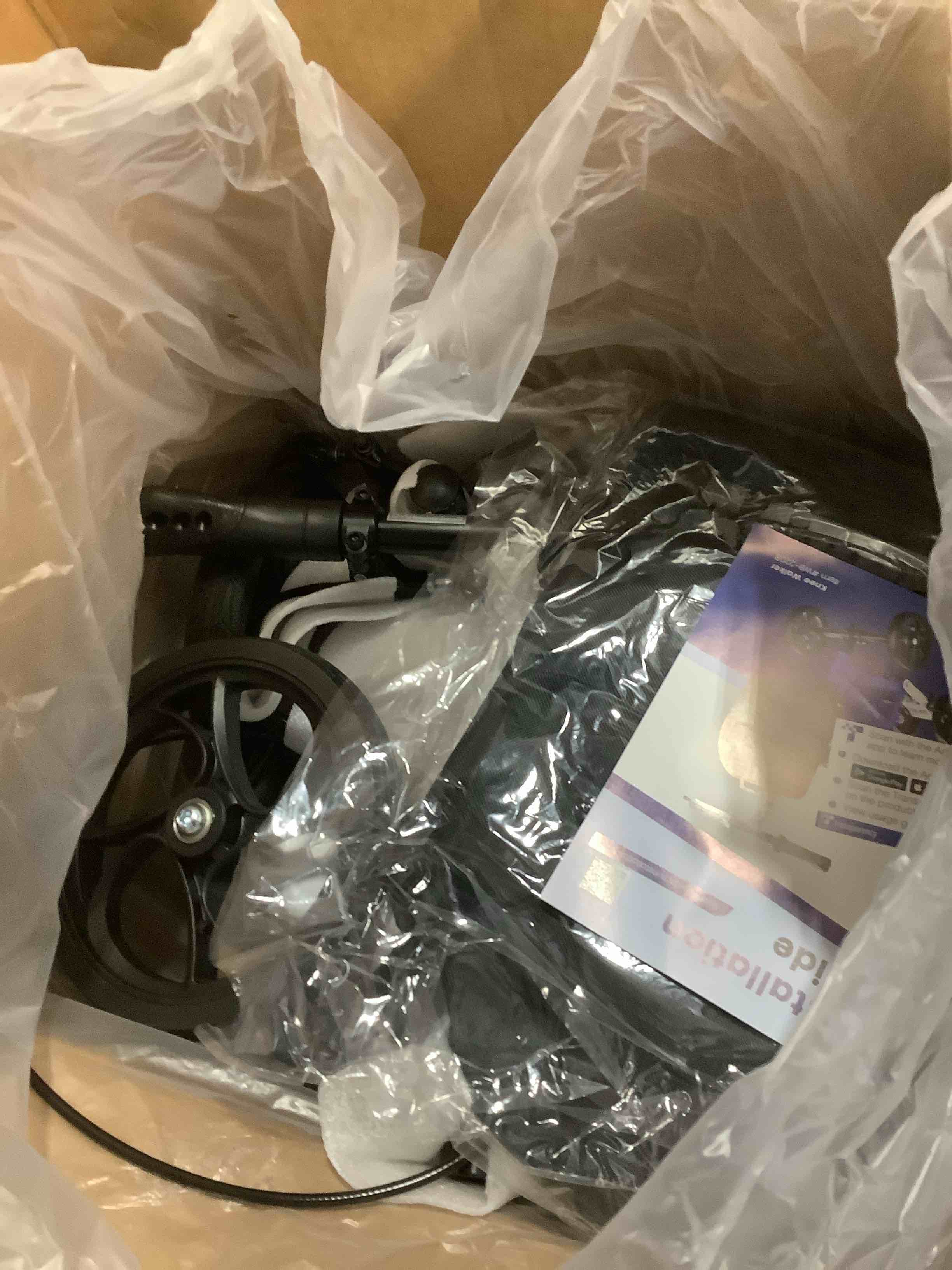 Condition photo showing Good Condition for All Terrain Foldable Knee Scooter Walker, Disc Brake Knee Walker for Foot Injuries, Compact Crutches Alternative (Purple)