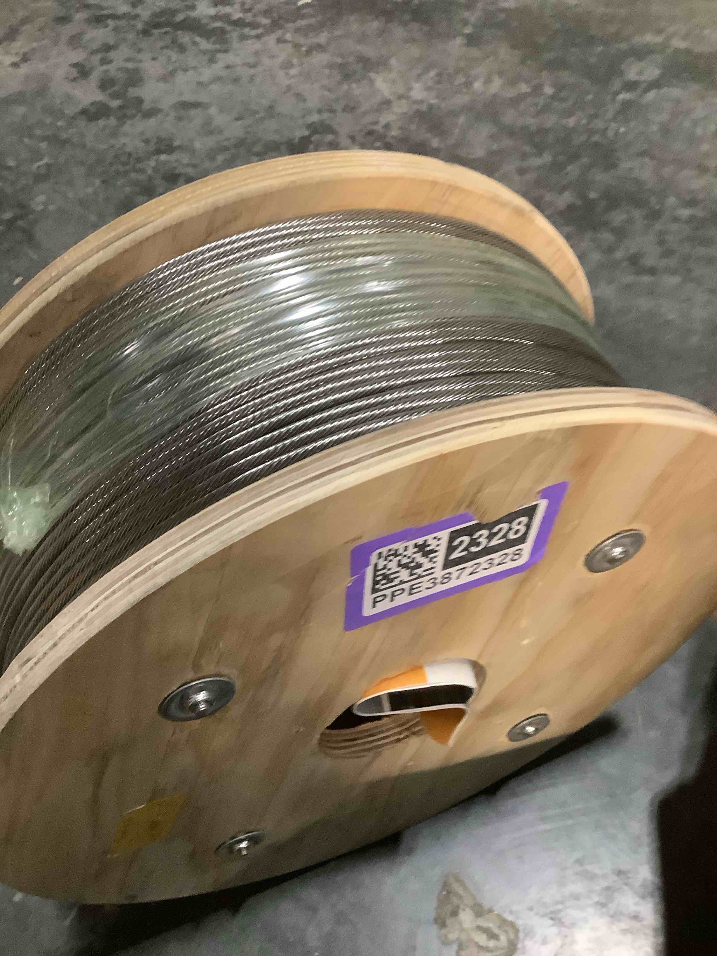 Condition photo showing Good Condition for WAYSKA Stainless Steel Cable 3/16 Inch, 1 x 19 Strands Construction, 500FT T316 Stainless Steel Wire Rope for Deck Cable Railing 3/16 Inch 1x19 Strands