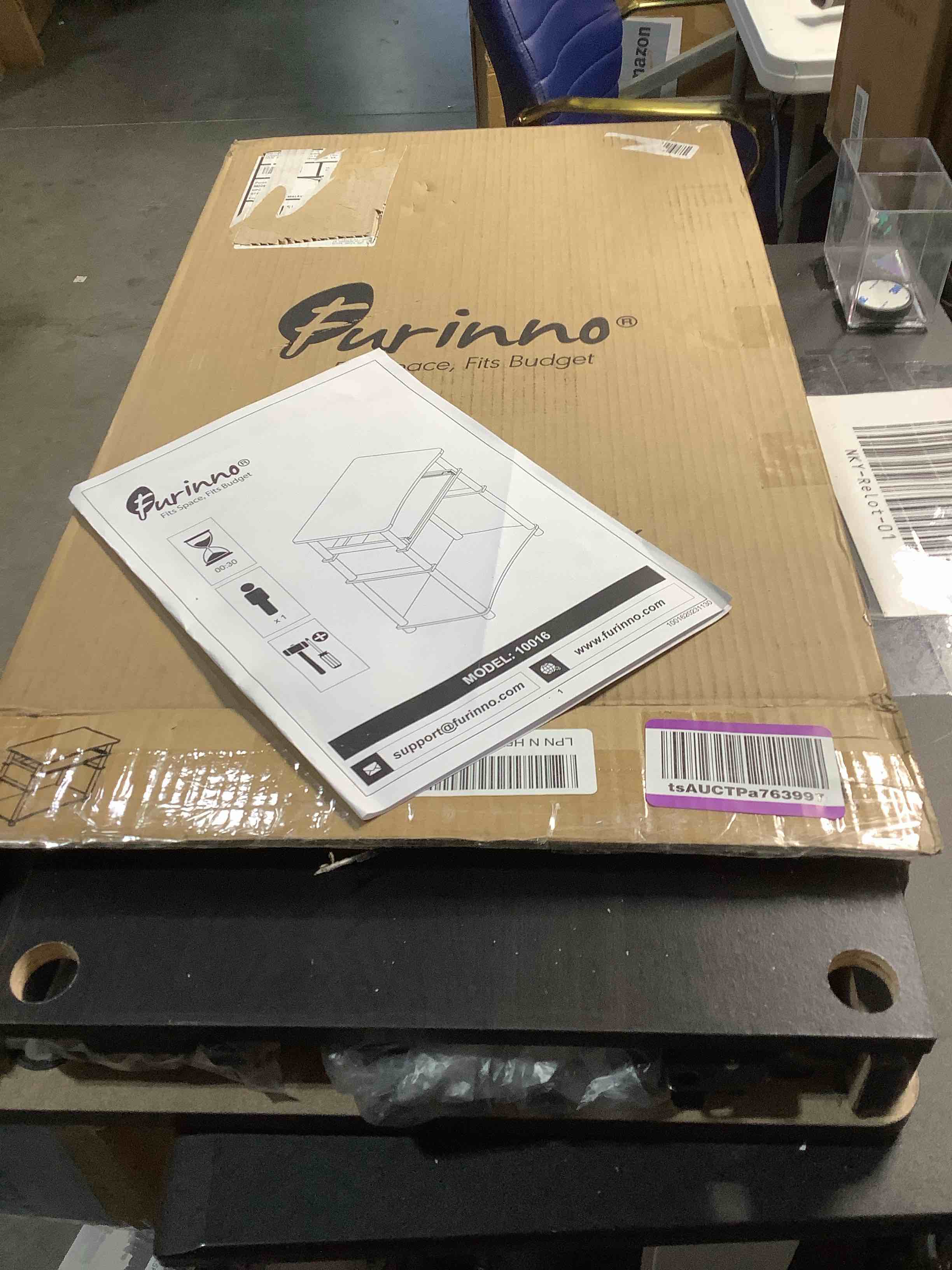 Condition photo showing Good Condition for Furinno Home Computer Desk, Espresso/Black