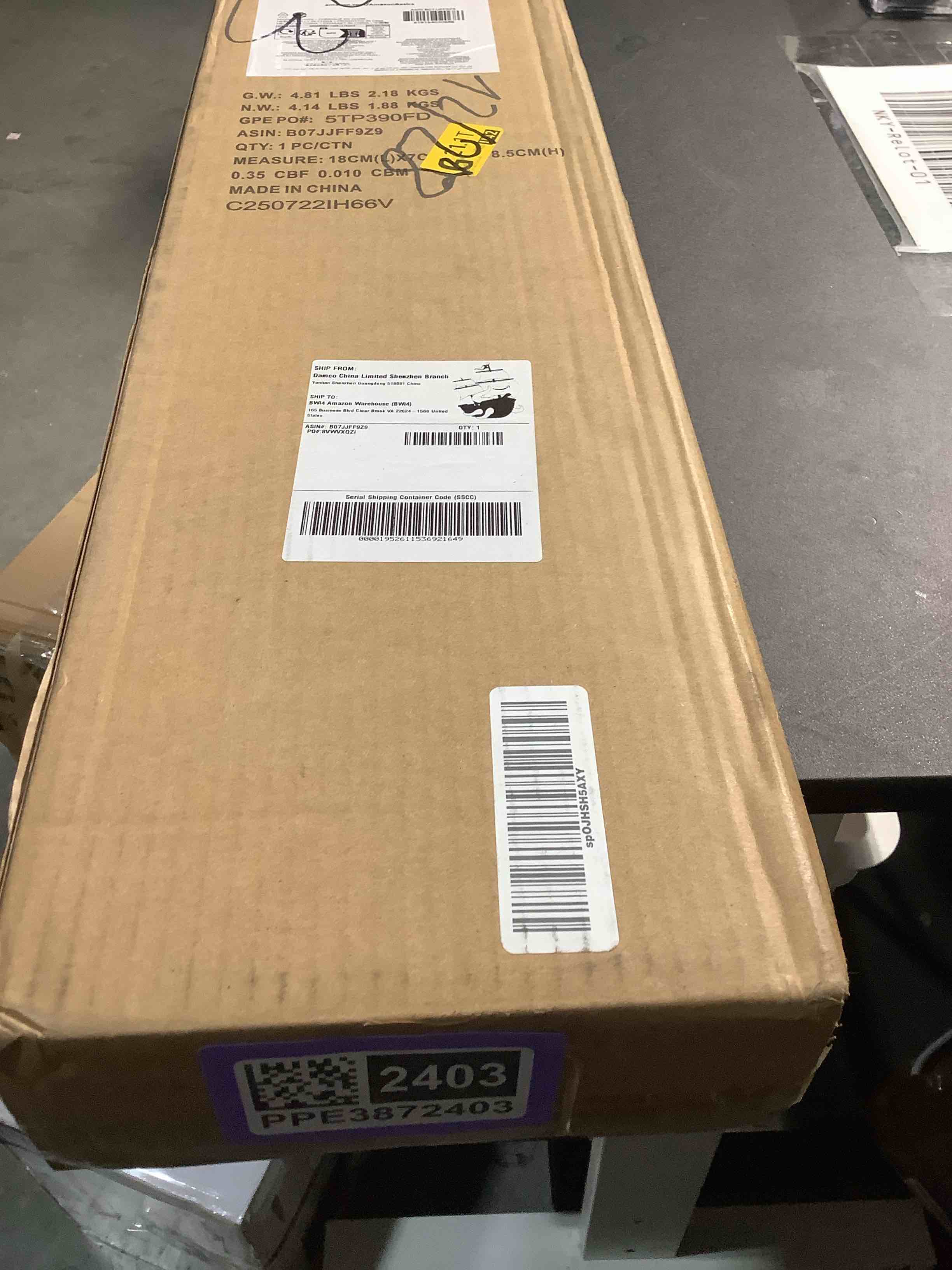 Condition photo showing Good Condition for Amazon Basics Under Bed Fabric Zipper Storage Container Bags with Window and Handles, 2-Pack, 30.2 x 20 x 5.7 inches, Gray 30.2" x 20" x 5.7" Flat Loop Handles Underbed - 2 Pack