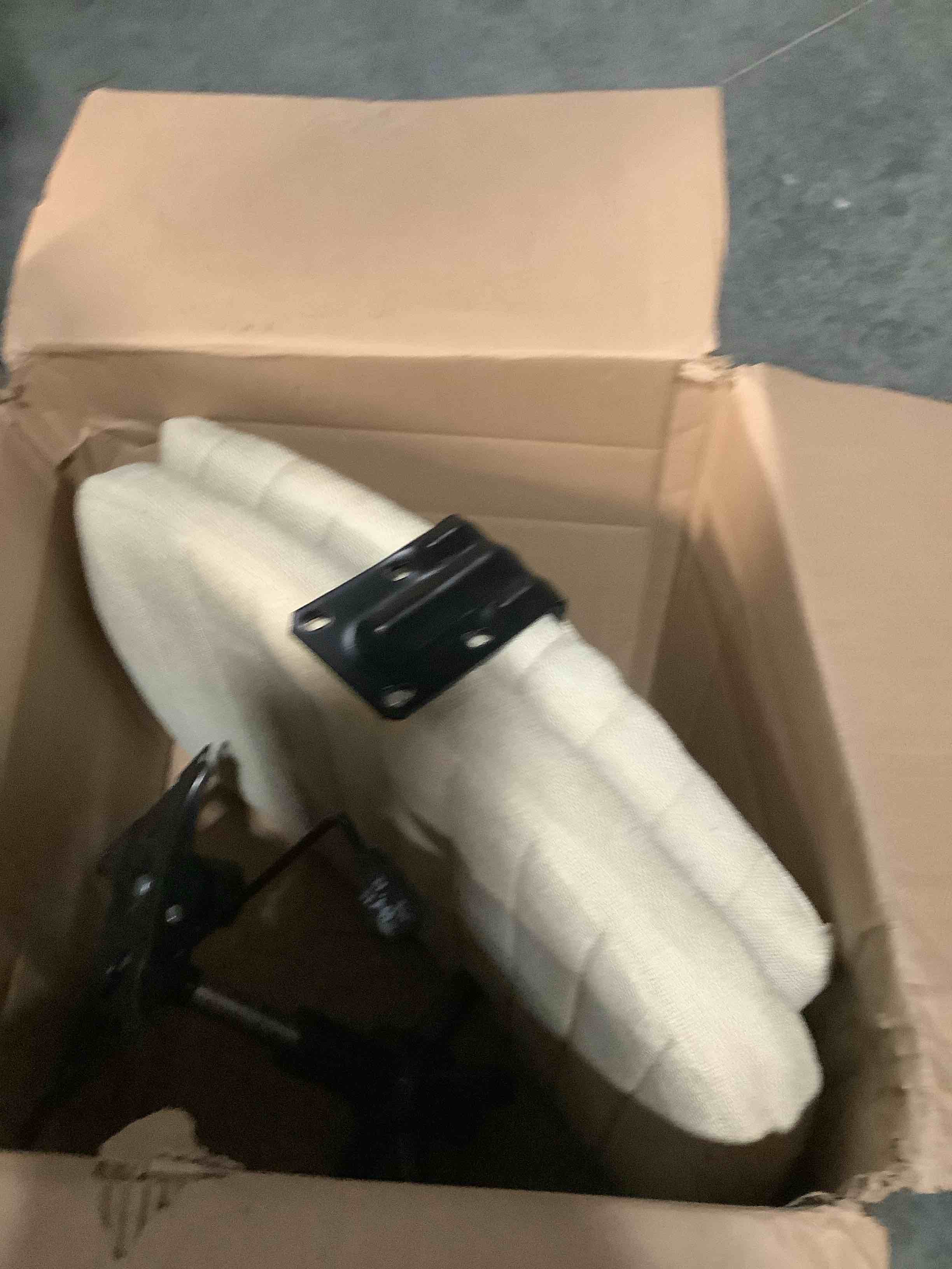 Condition photo showing Good Condition for Orange Factory Criss Cross Chair with Wheels Comfy Cross Legged Office Desk Armless Wide Vanity Makeup Chair Adjustable Rolling Computer for Home Office Fabric (Beige)