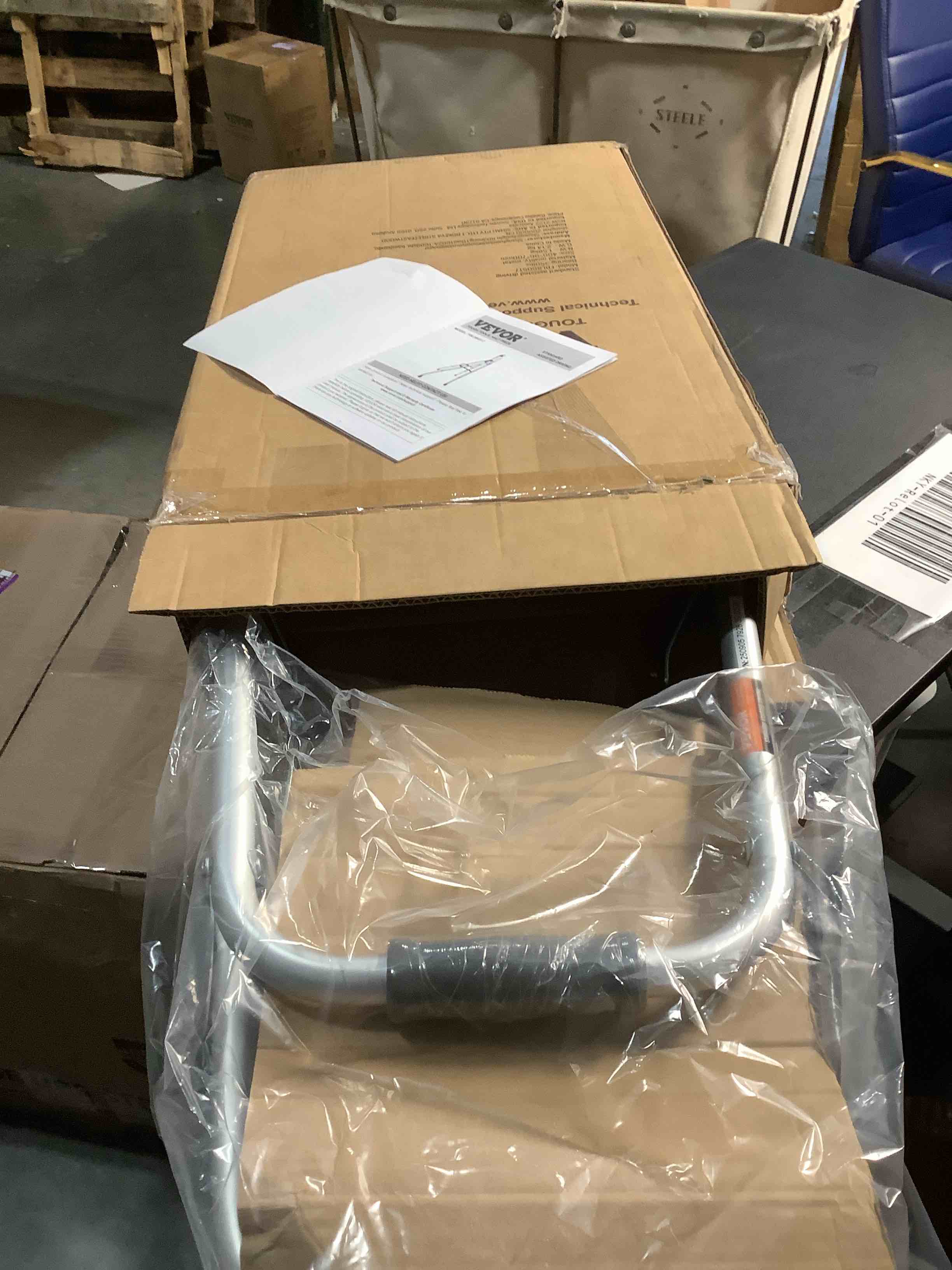 VEVOR Folding Hemi Walker, One Arm Folding Walker for Seniors with 6-Level Adjustable Height, Lightweight Aluminum | Side One-Hand Style Mobility Aid for Elderly Handicapped Disabled, Up to 350LBS