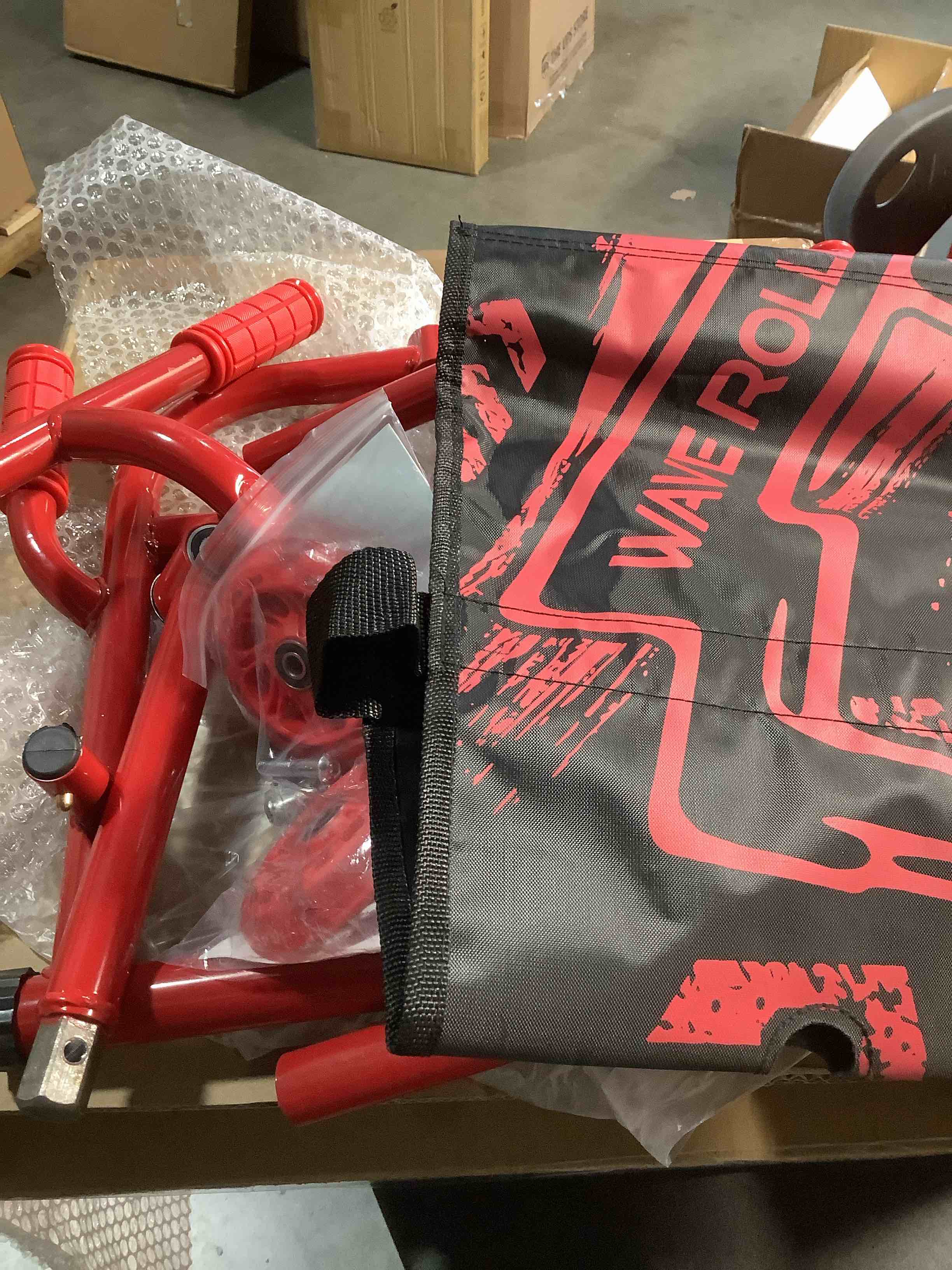 Condition photo showing Good Condition for Happybuy Ride-On Scooter, 132 lbs Load Capacity, Swing Side-to-Side for Exciting Zig-Zag Motion, Drifting Toy for Ages 4+, Suitable for Indoor & Outdoor Use, Red