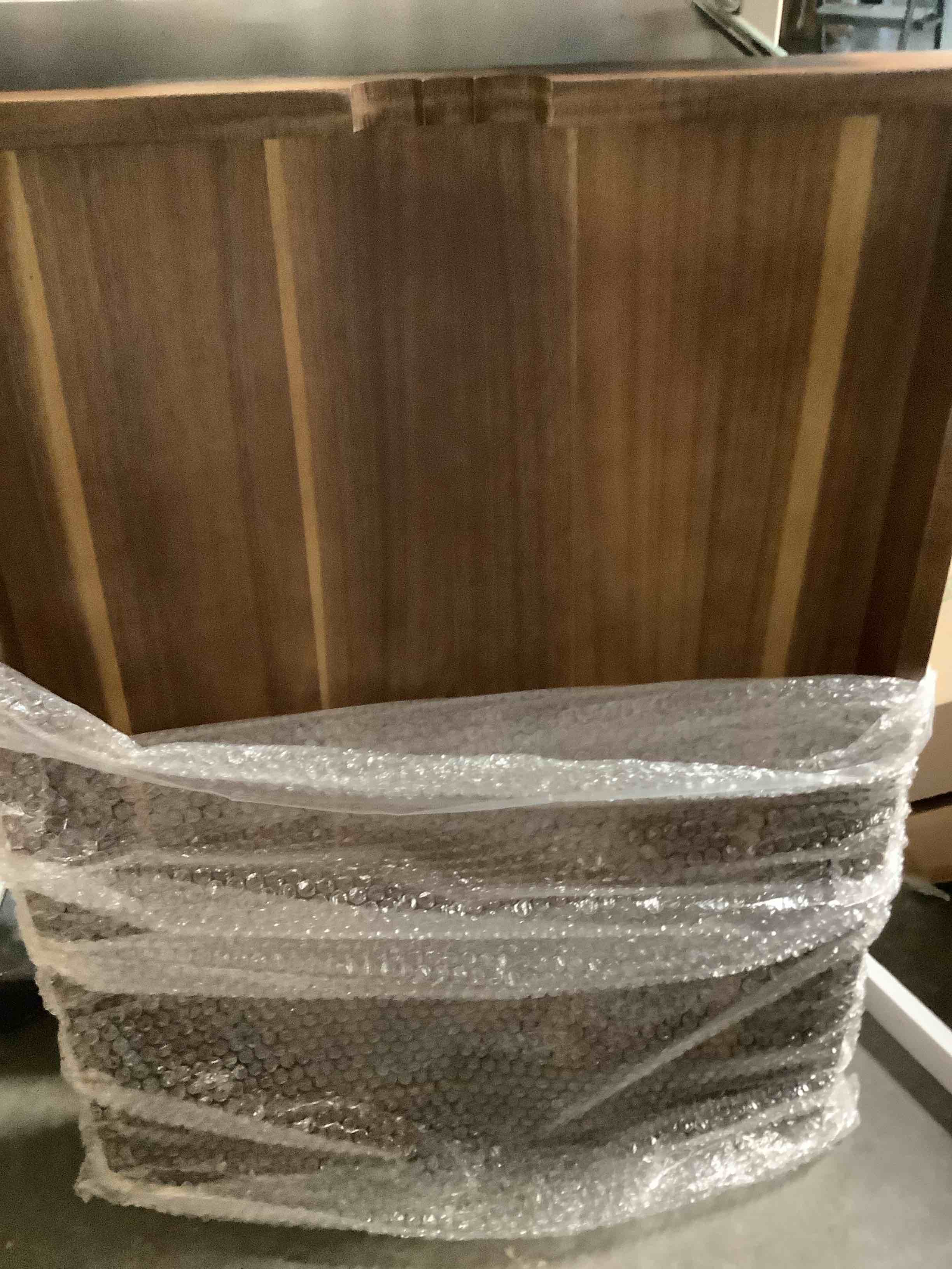 Condition photo showing Good Condition for Acacia Noodle Board Stove Cover with Wavy Handles, Wooden Stove Top Cover for Gas Burners & Electric Stove, Stovetop Cutting Board with Juice Grooves, Serving Tray 30"L x 22"W x 2.5"H