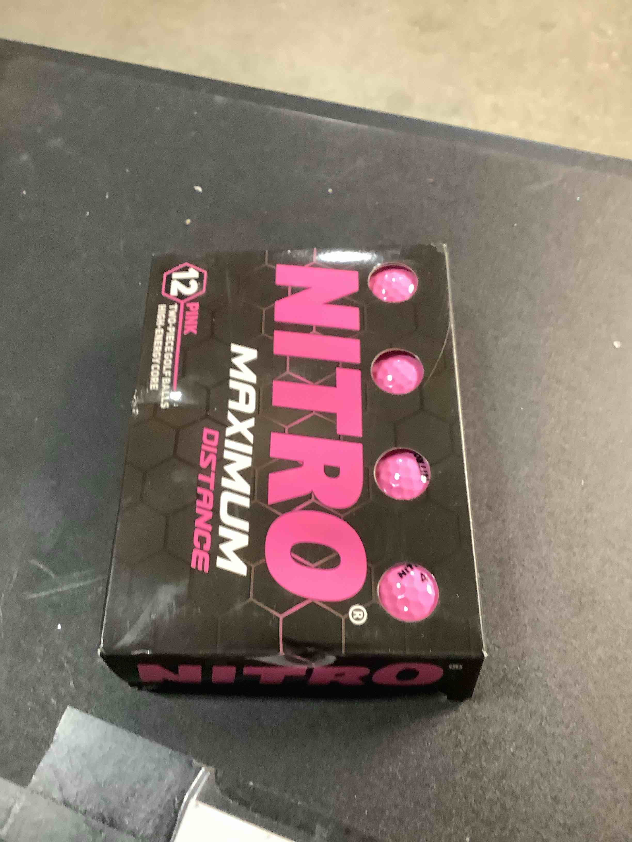 Condition photo showing Good Condition for Nitro Maximum Distance Golf Ball (12-Pack) Pink