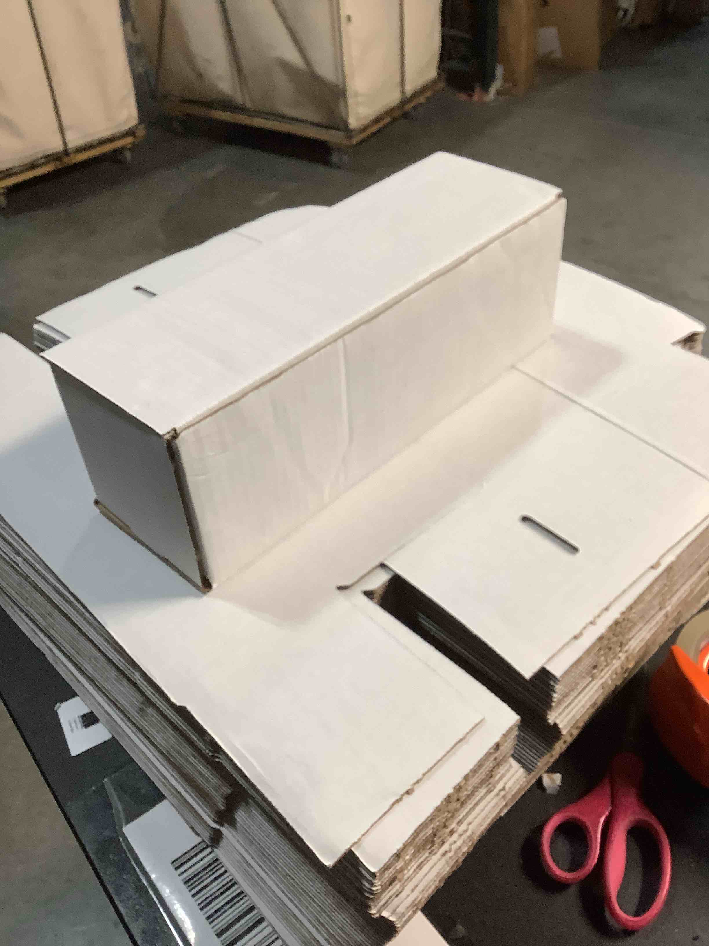 Condition photo showing Good Condition for BOX USA Shipping Boxes Small 12"L x 4"W x 4"H, 50-Pack | White Corrugated Cardboard Box Mailer for Packing, Moving, Storage | Bulk Gift Box or Product Packaging for Small Business, Home, FBA