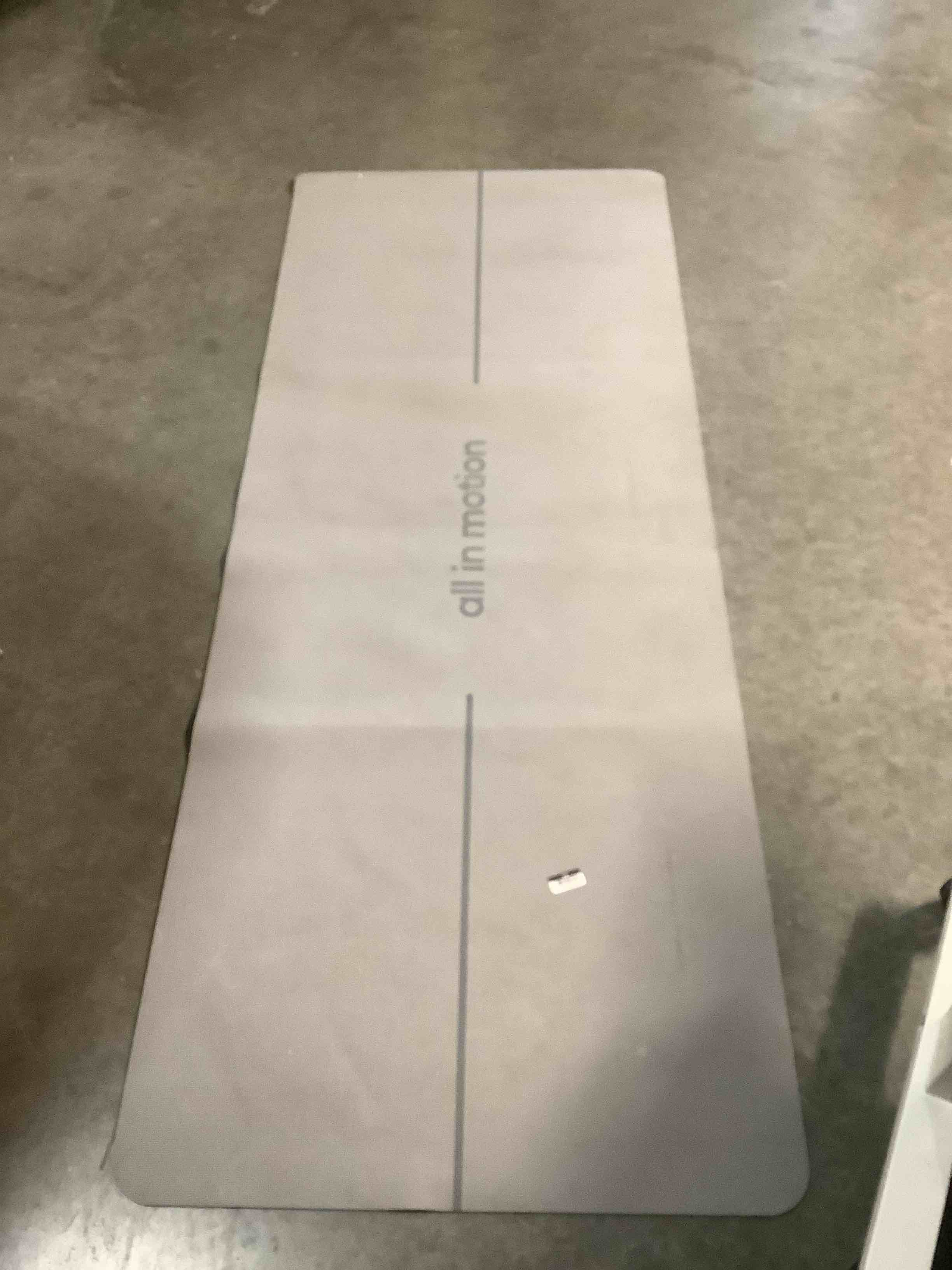 Condition photo showing As Is for SIMILAR PRODUCT Yoga Mat Premium Non Slip Thick – Extra Comfortable Exercise Mat for Home Workouts, Pilates, Stretching & Gym – Cushioned NBR Foam, Gym Mat with Strap, for Women & Men