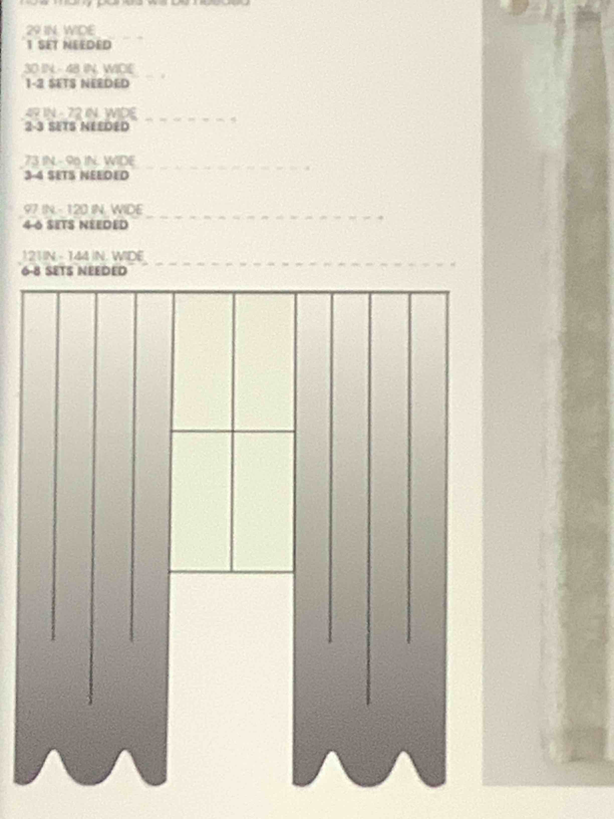 Condition photo showing Good Condition for main stays jacquard blackout panel pair set of 2 curtains silver botanical