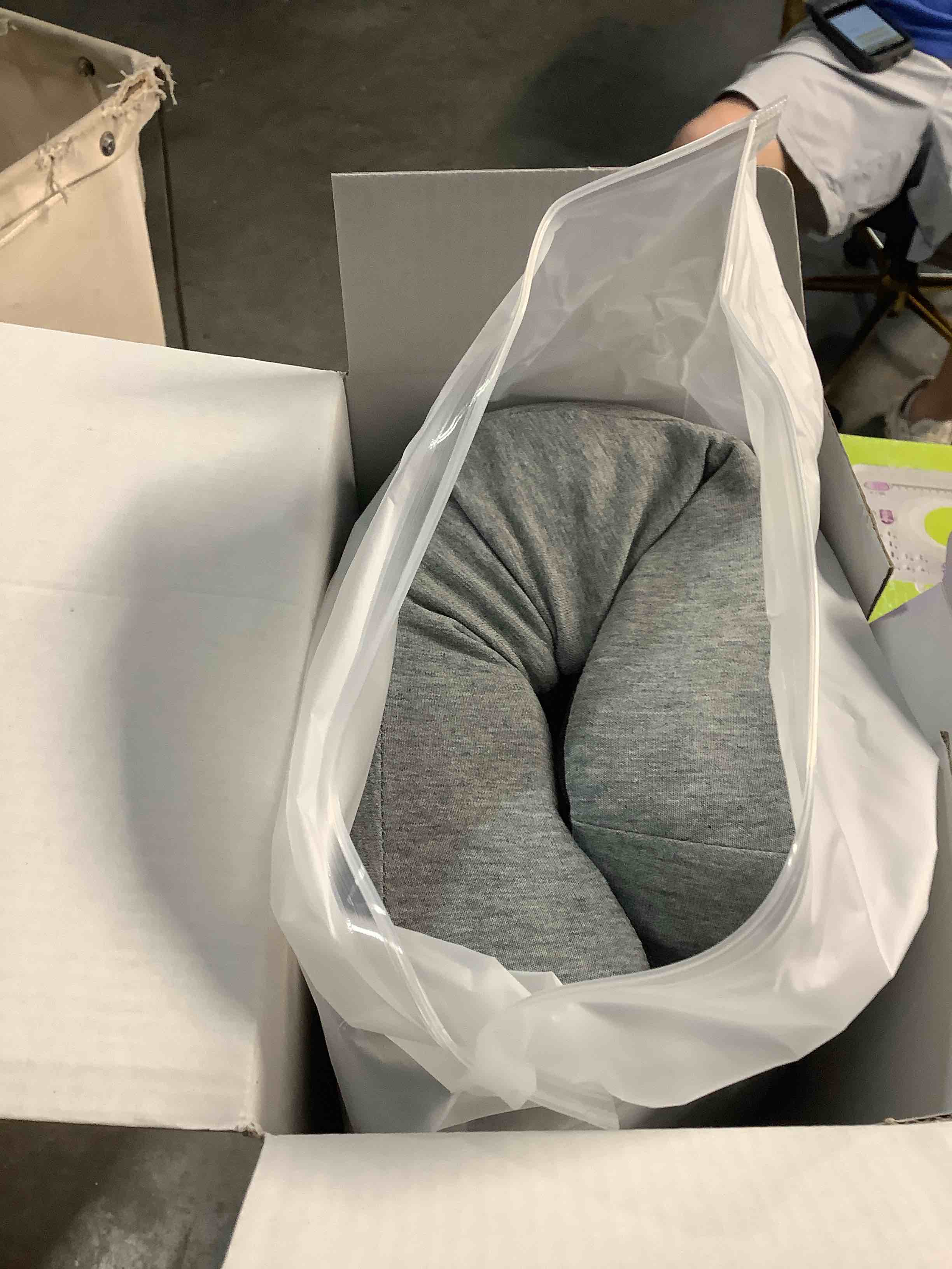 Condition photo showing Good Condition for C CUSHION LAB Patented Pressure Relief Seat Cushion for Long Sitting Hours on Office/Home Chair, Car, Wheelchair - Extra-Dense Memory Foam for Hip, Tailbone, Coccyx, Sciatica - Light Grey Gray