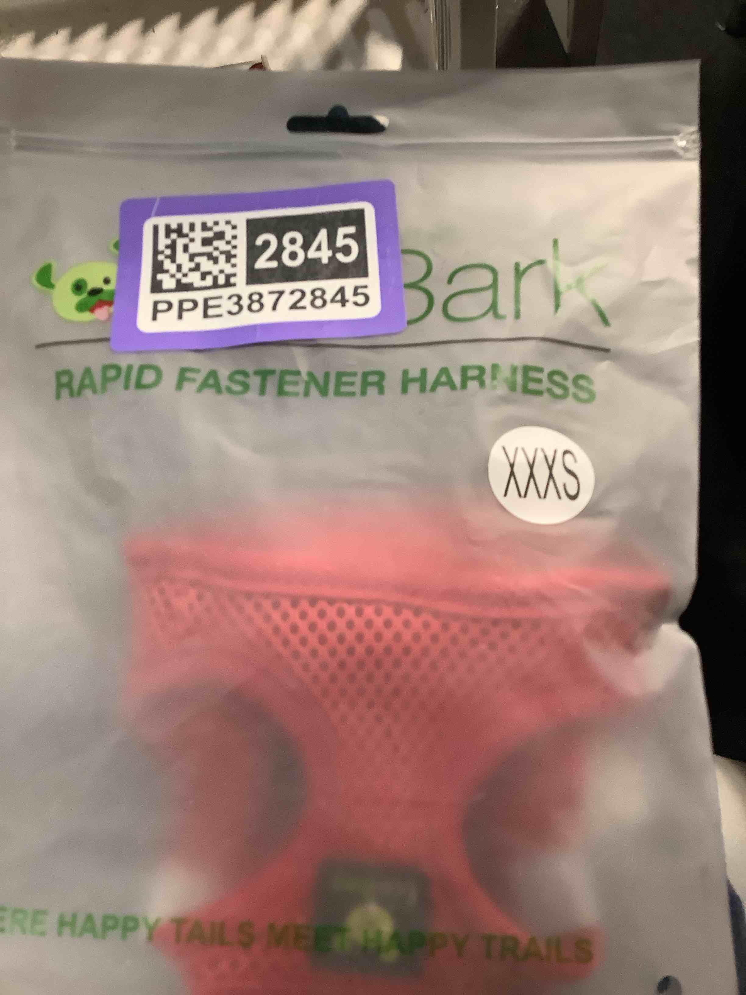 Condition photo showing Good Condition for EcoBark Step in Dog Harness - Eco-Friendly Teacup Dog Harnesses for XXS, XS, and Small Dogs - Reflective and Adjustable Mini Body Halter Vest -Tiny Soft Mesh Toy Breed Harness (Red, XXXS) XXXS- 2 to 3 lbs- Chest up to 10 in (Pack of 1) Red