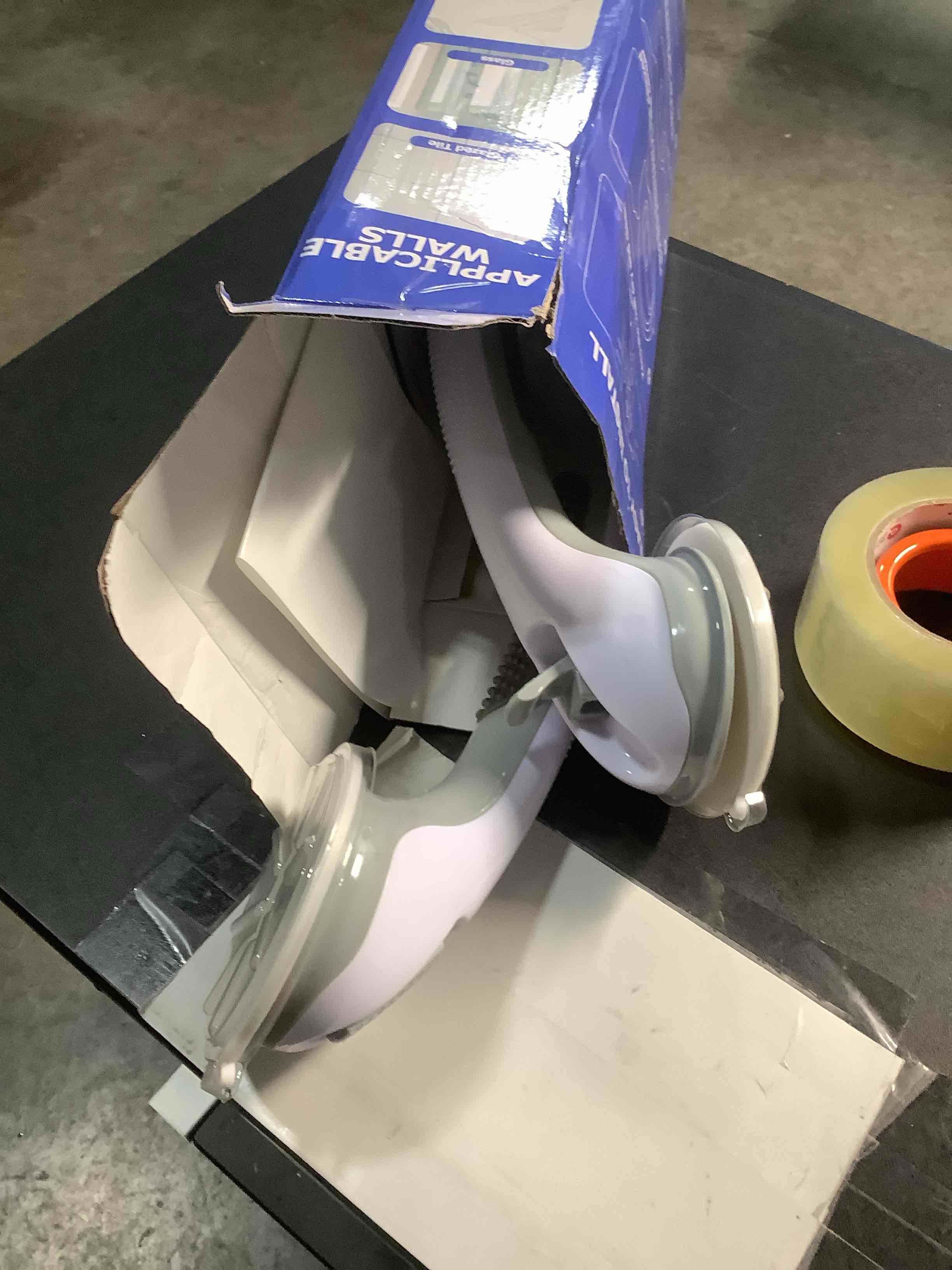 Condition photo showing Good Condition for Grab Bars for Shower, 2 Pack Suction Cup Shower Handle with Textured Grip, 16.5 Inch Removable Bath Handrails for Seniors, Elderly and Handicap, Drill-Free Balance Support for Smooth Tile