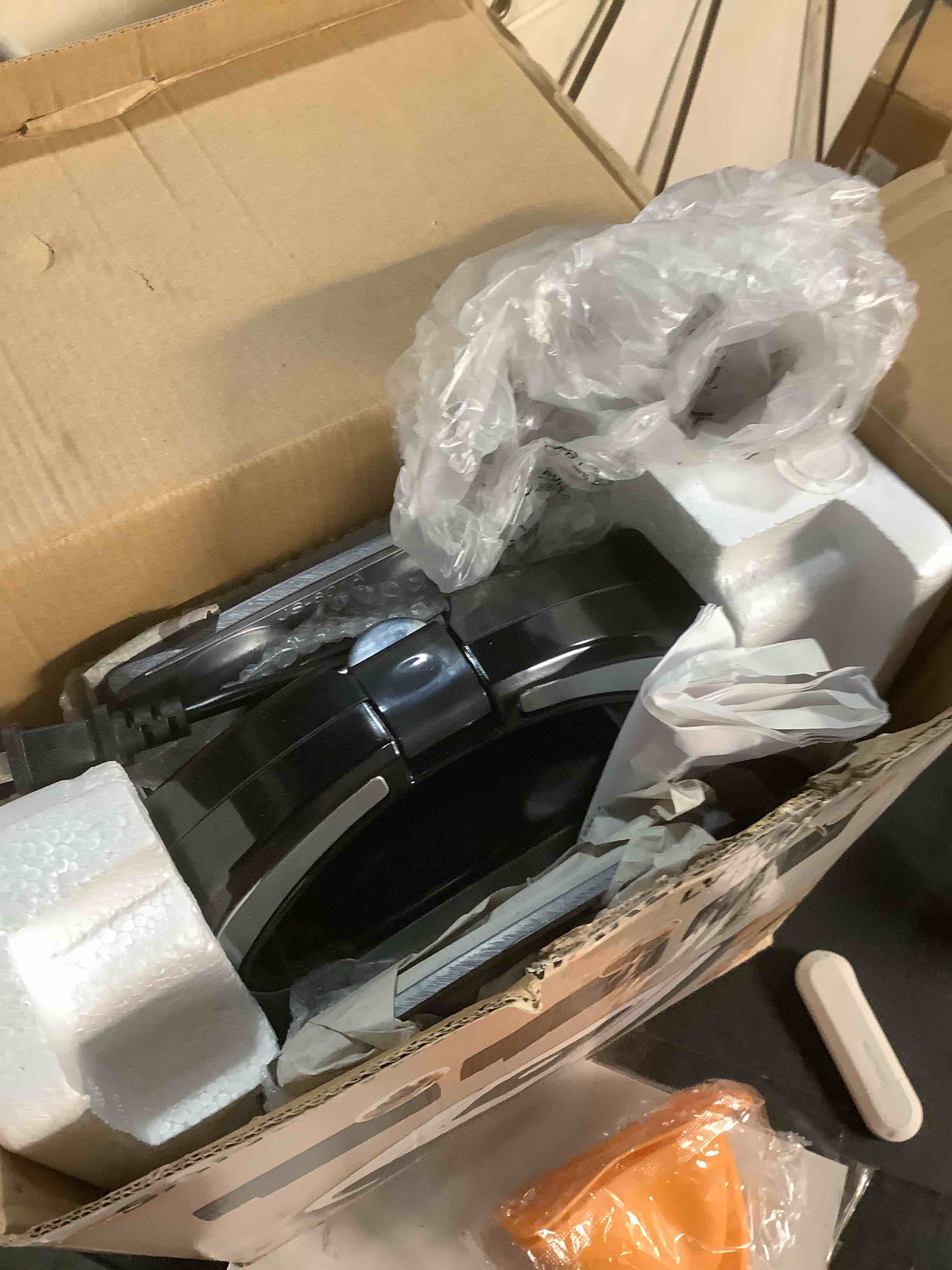 Condition photo showing Good Condition for 3-in-1 Mini Sandwich Maker with Non-Stick Plates, Electric Waffle Maker, Mini Donut Maker, Breakfast Sandwich Maker Press with Removable Plates, Compact Design & Adjustable Temperature Knob Grey