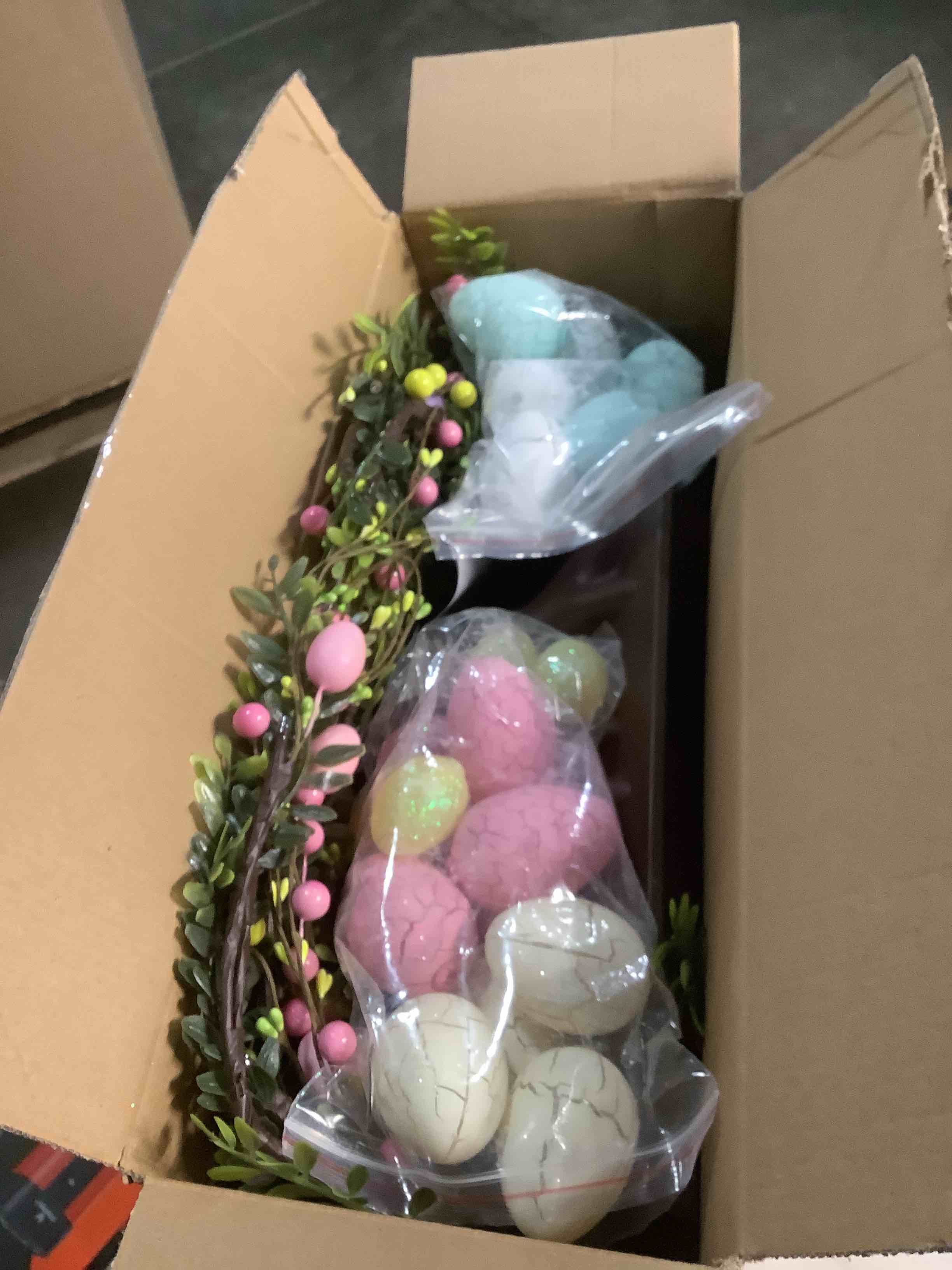 Condition photo showing Good Condition for DR.DUDU 6FT Lighted Easter Tree with Timer, Large Easter Decorations for Home & Outdoor Porch, Pre-Lit Egg Trees with LED Lights & Colorful Eggs for Spring Party Office Decor 6 FT