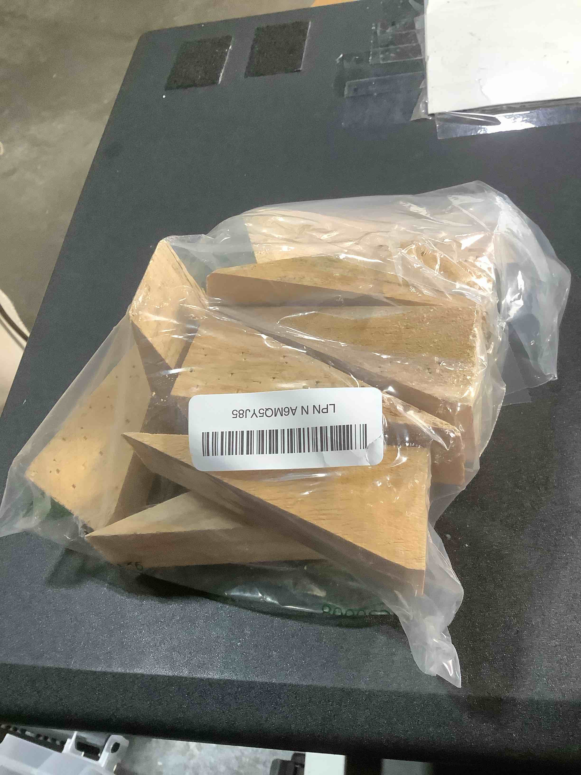 Condition photo showing Good Condition for 12pcs Triangle Hardwood Non Stopper for Carpentry DIY Projects for Home and Office Use 10.00X4.00X4.00CM
