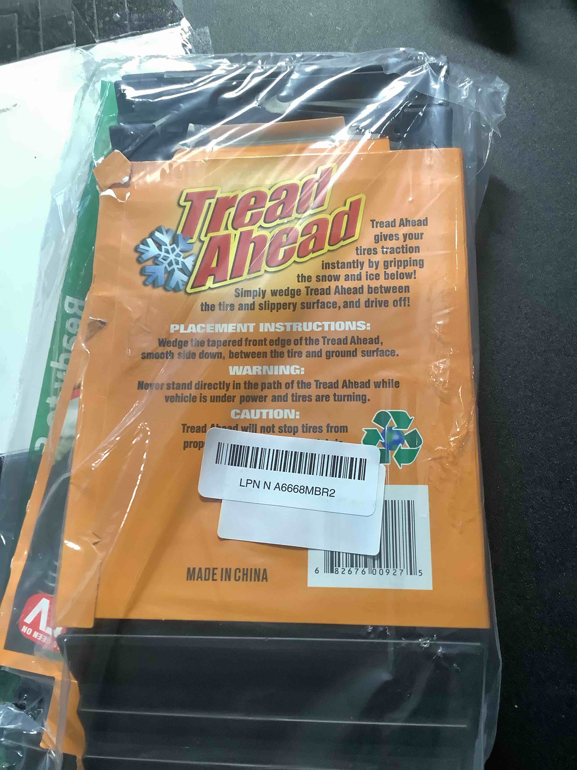 Condition photo showing Good Condition for Tire Traction Mat, Traction Boards Recovery Track Portable Emergency Devices Tire Traction Mats for Pickups Snow, Ice, Mud, and Sand Used to Cars, Trucks, Van or Fleet Vehicle (2 Pack)