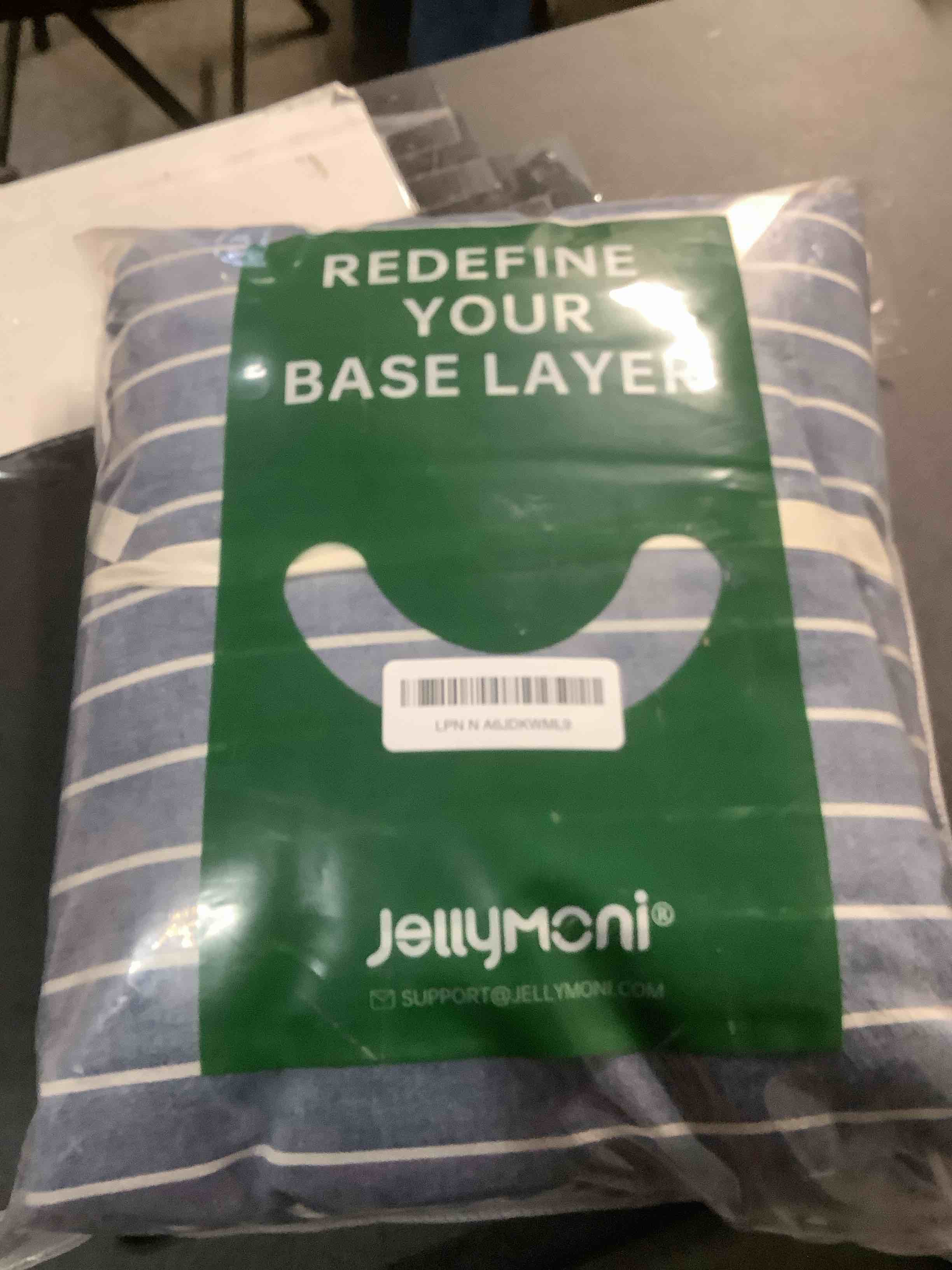 Condition photo showing Good Condition for JELLYMONI Cotton Duvet Cover Oversized Queen Size - Blue Pinstriped Comforter Cover with Button 100% Washed Cotton 3PCS Breathable Soft Solid Bedding Set Duvet Cover 98×98in & 2 Pillowcases 03- Blue Pinstripe Oversized Queen(98"×98")