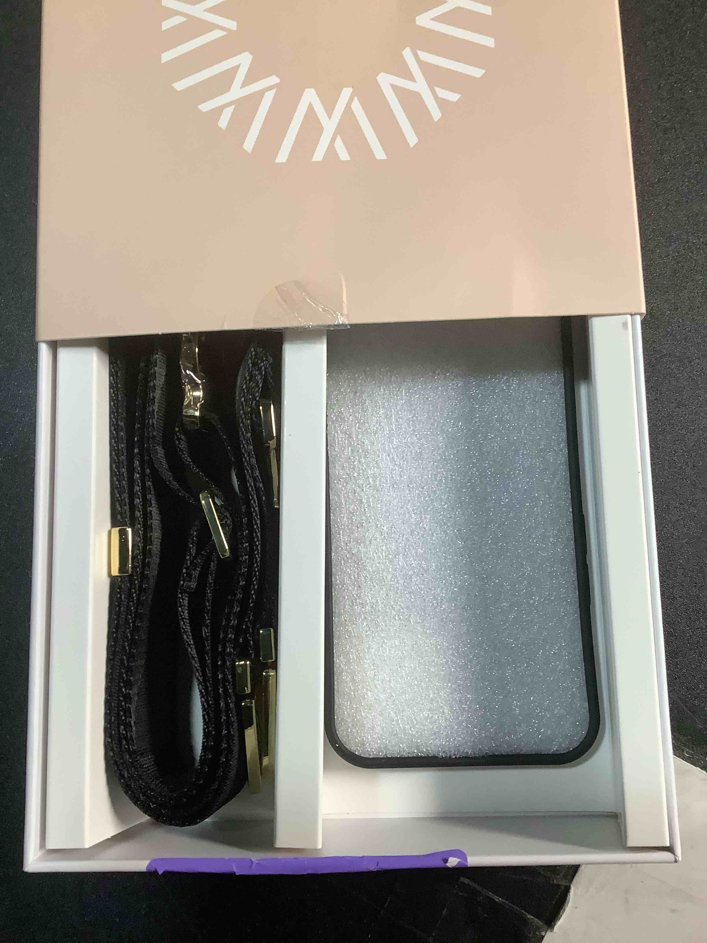 Condition photo showing Good Condition for WILDE iPhone 13 case with Strap, Crossbody iPhone 13 Case with Adjustable Strap 50–150cm, TPU Shockproof Drop Protection Lanyard Cover with Raised Camera & Screen Edges, Black i-Phone 13