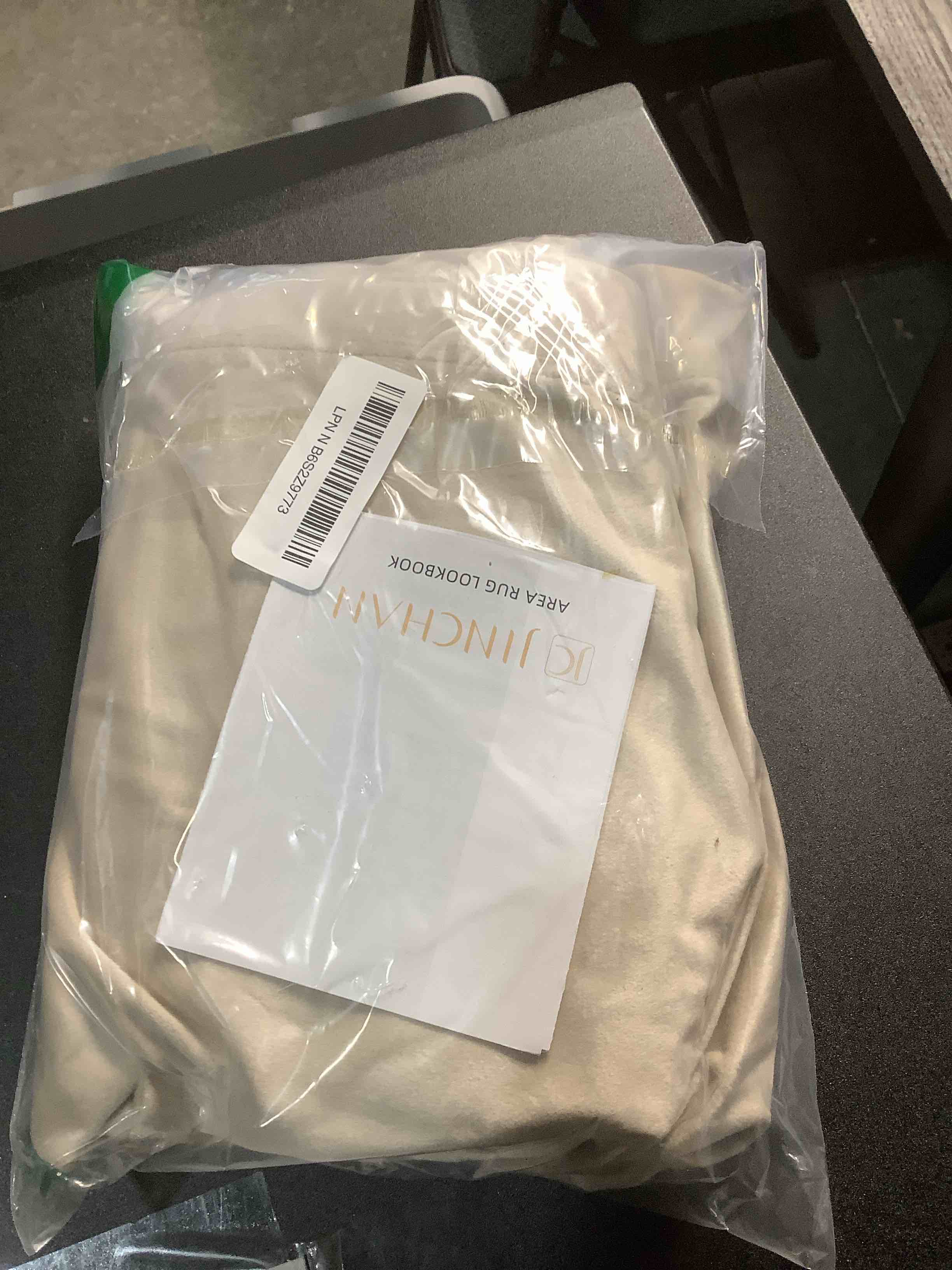 Condition photo showing Good Condition for jinchan Velvet Valance Pinch Pleated for Windows Farmhouse Kitchen Valance 18 Inch Topper Curtain Living Room Laundry Small Window Curtain Room Darkening Back Tab 1 Panel Beige 52"W x 16"L (Pack of 1) Pinch Pleated | Beige