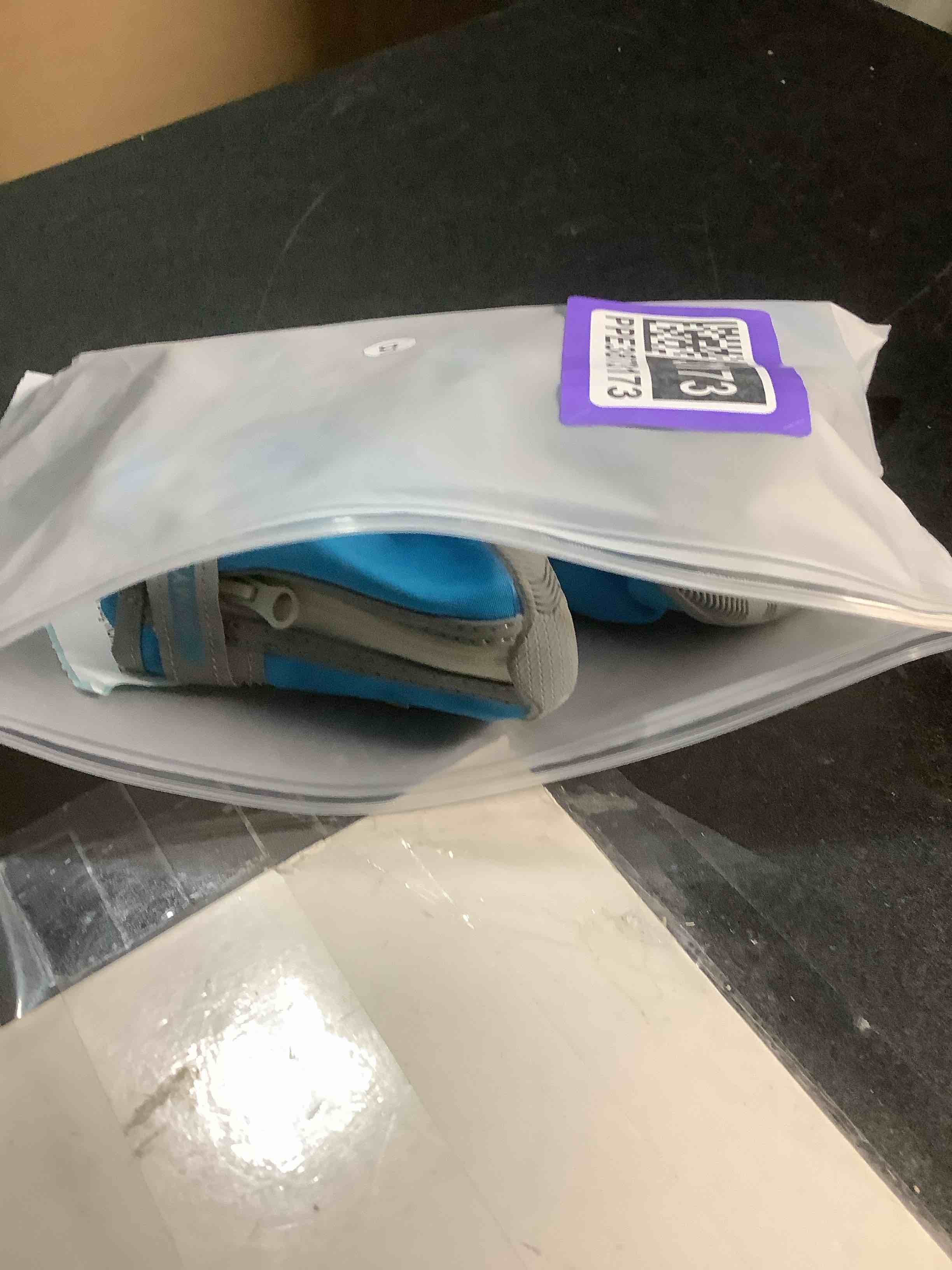 Condition photo showing Good Condition for QUMY Dog Shoes for Small Dogs, Puppy Dog Boots & Paw Protectors for Winter Snow Day, Summer Hot Pavement, Waterproof in Rain Weather, Ourdoor Hiking, Indoor Hardfloor Skid-Resistant Sole Blue Size 5 Blue size 5: 2.25"x1.78"(L*W)