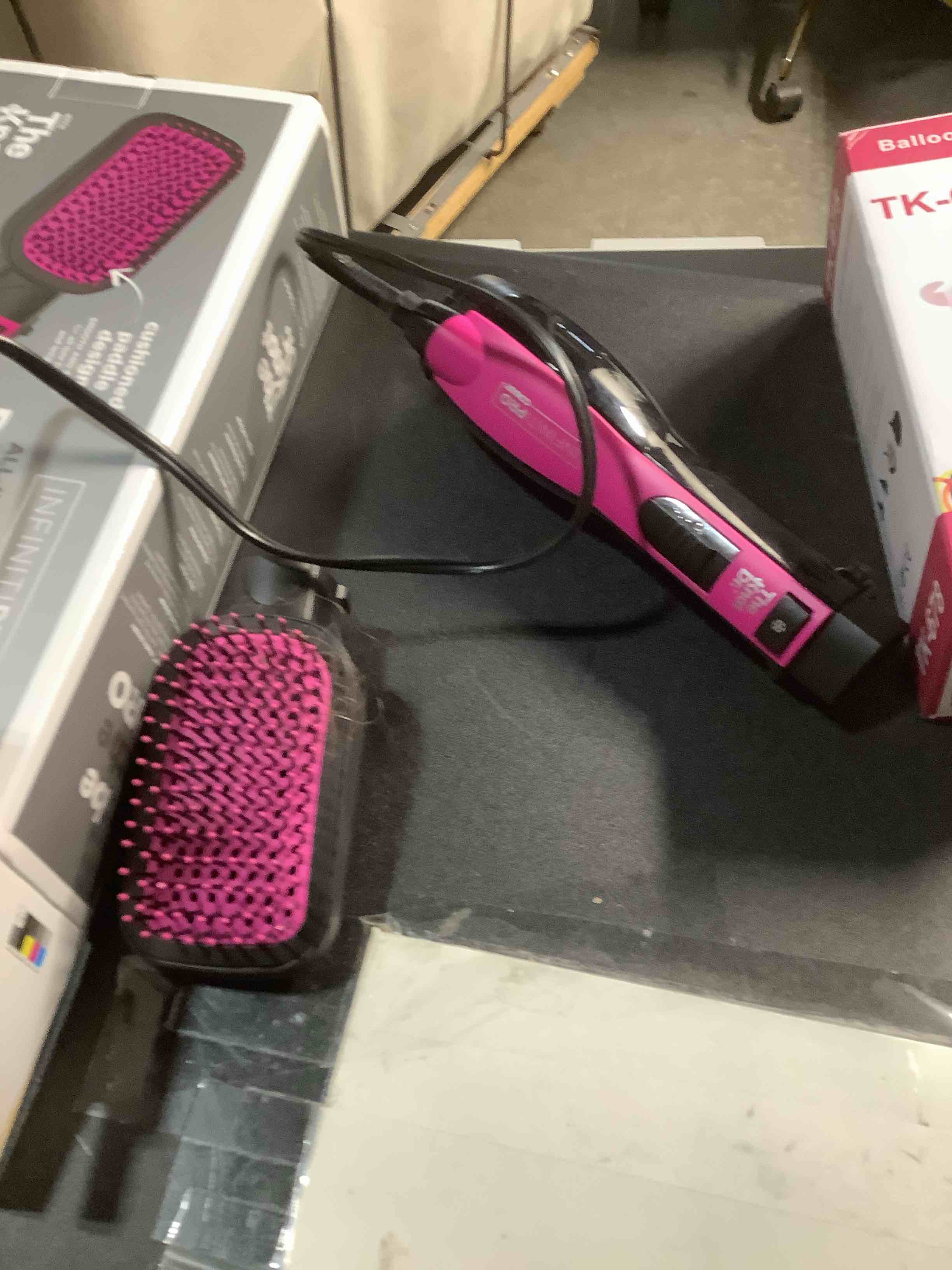 Condition photo showing As Is for INFINITI PRO CONAIR All-in-One Smoothing Dryer Brush, Hair Dryer, Hot Air Brush