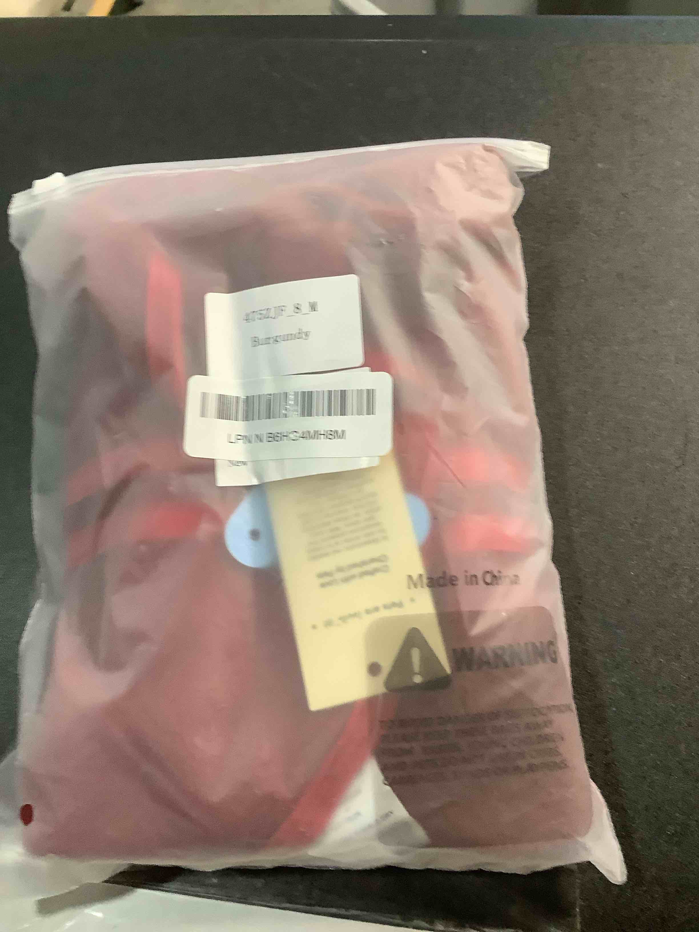 Condition photo showing Good Condition for Queenmore Medium Dog Sweater, Soft Fleece Vest Pullover Dog Jacket with Leash Hole, Warm Winter Dogs Clothes Cold Weather Doggy Dachshund Sweaters for Medium Dogs Cats Boy or Girl (Burgundy,M) Burgundy Medium