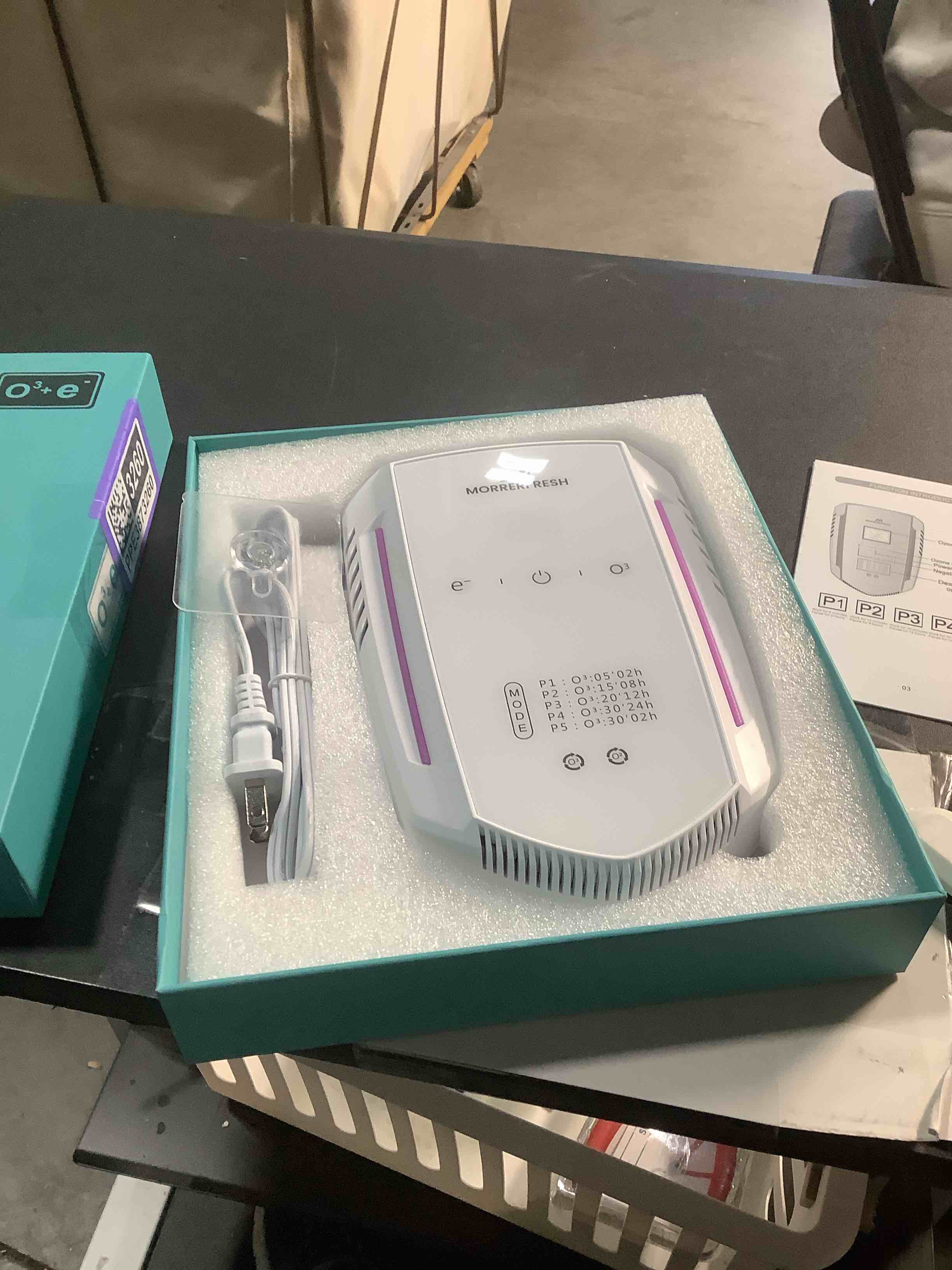 Condition photo showing Good Condition for Ozone Odor Eliminator for Strong Odor 99% Cat Litter Deodorizer Dog Poof Odor Removal Air Ionizers for Home Portable Air Purifier for Pets Toilet Wardrobe Shoe Garage Room Cabinet White