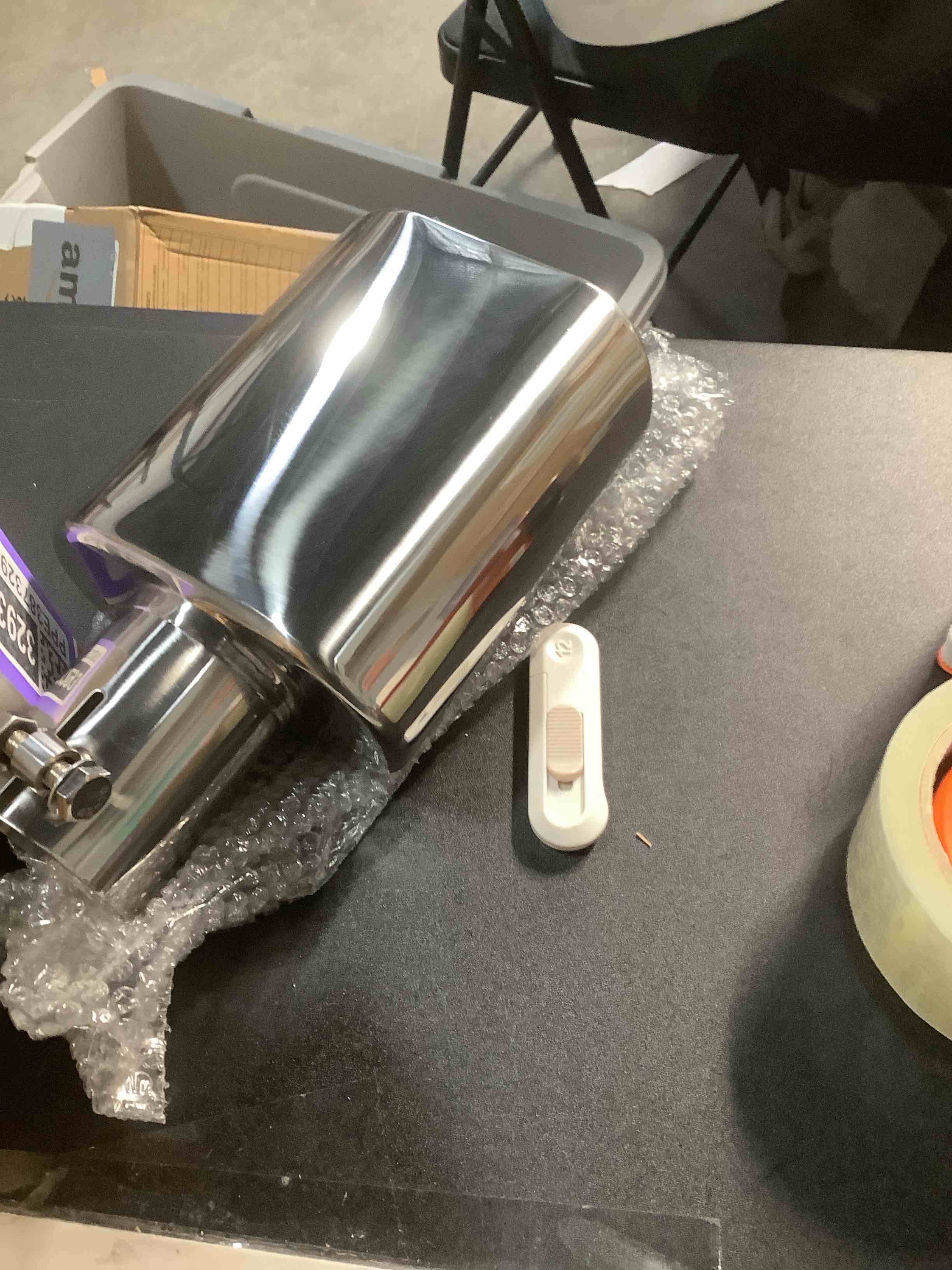 Condition photo showing Good Condition for A-KARCK Rectangle Exhaust Tip 2.25" Inlet, Polished Square Exhaust Tailpipe Tip 3" x 5.5" Outlet 9.5" Long, Bolt on Design Easy Installation 2.25inch Polished
