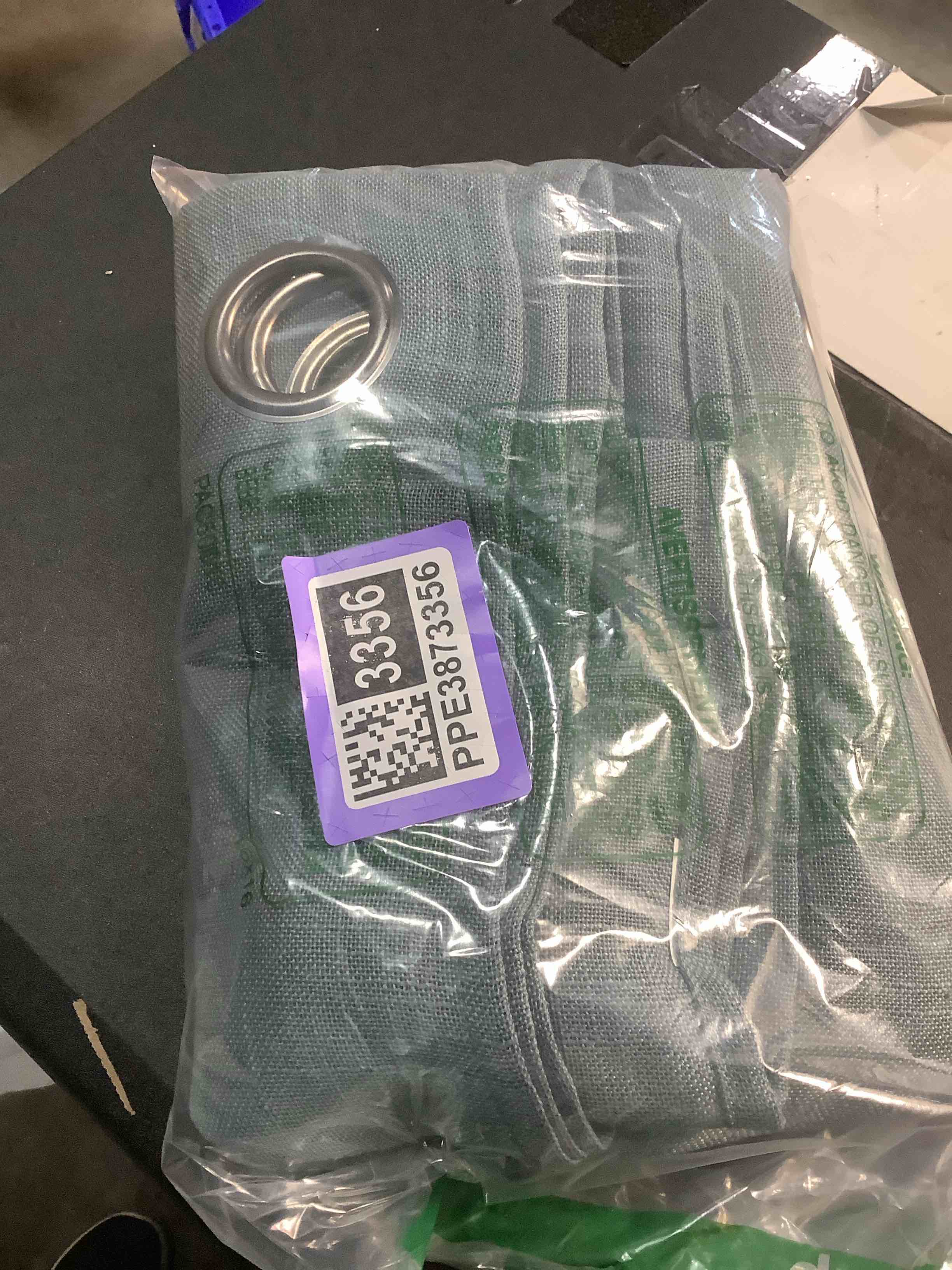 Condition photo showing Good Condition for NICETOWN Flax Linen Sheer Curtains for Living Room, (Stone Blue) Grommet Vertical Drapes Semi Sheer Linen Curtains Privacy with Light Filtering for Villa/Farmhouse, W52 x L84, 1 Pair 52"W x 84"L (Pack of 2) Stone Blue