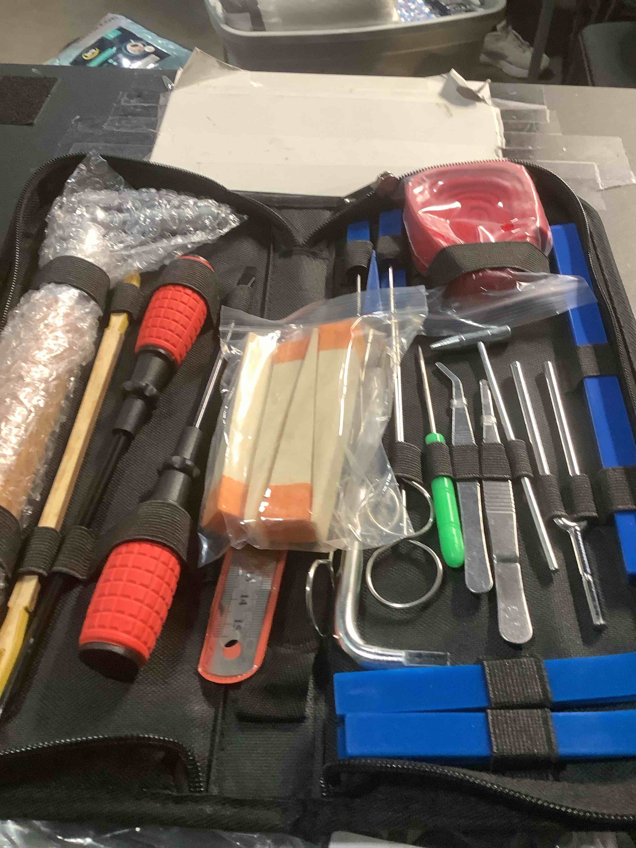 Condition photo showing Good Condition for Piano Tuning Kit with Case, 26 PCS Piano Tuner Wrench Hammer Rubber Mutes Set Tuning Lever Tools for Beginner 26 Pack Set