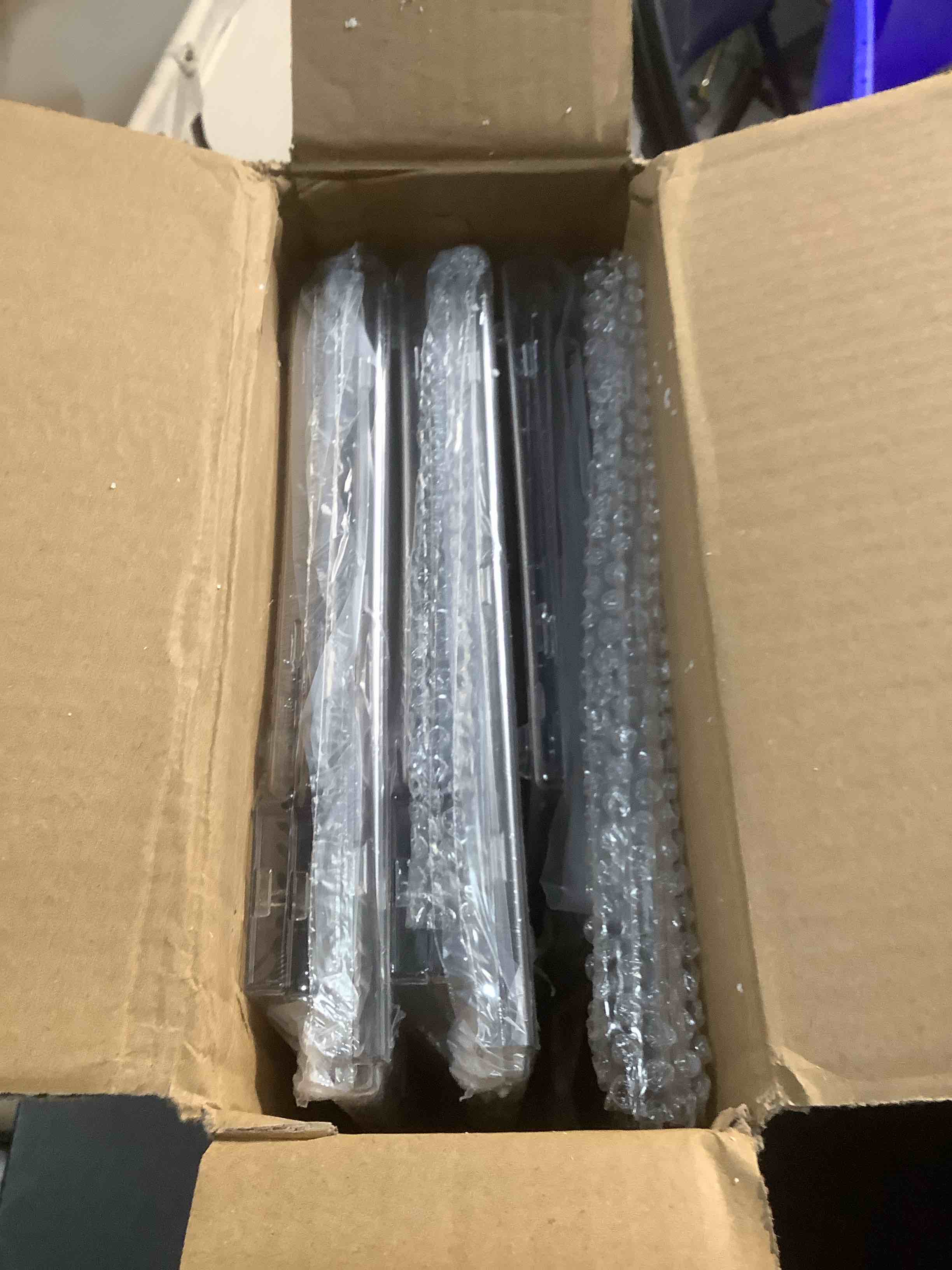 Condition photo showing Good Condition for 3 Packs Display Boxes for Figures Stackable Detachable Display Stand Dustproof Showcase Storage for Collectibles and Action Figures Mini Toys (3 Tiers)