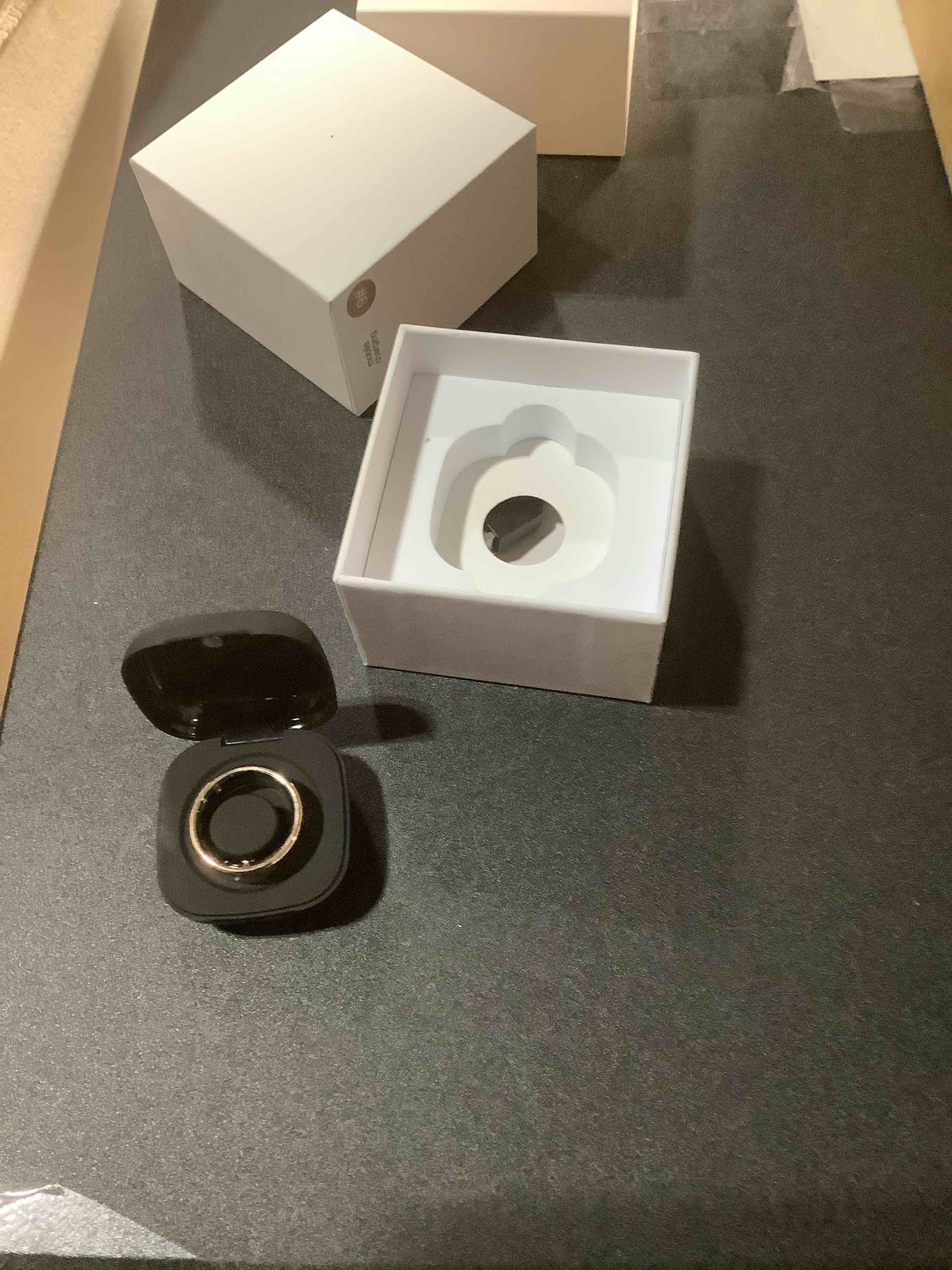 Condition photo showing Good Condition for Smart Ring for Women Men,Fitness Tracker Ring with Heart Rate, Sleep Monitoring, Blood Oxygen, Step Counting for iOS and Android, No Subscription Fee, Waterproof(Rose Gold, 9) #9 Rose Gold