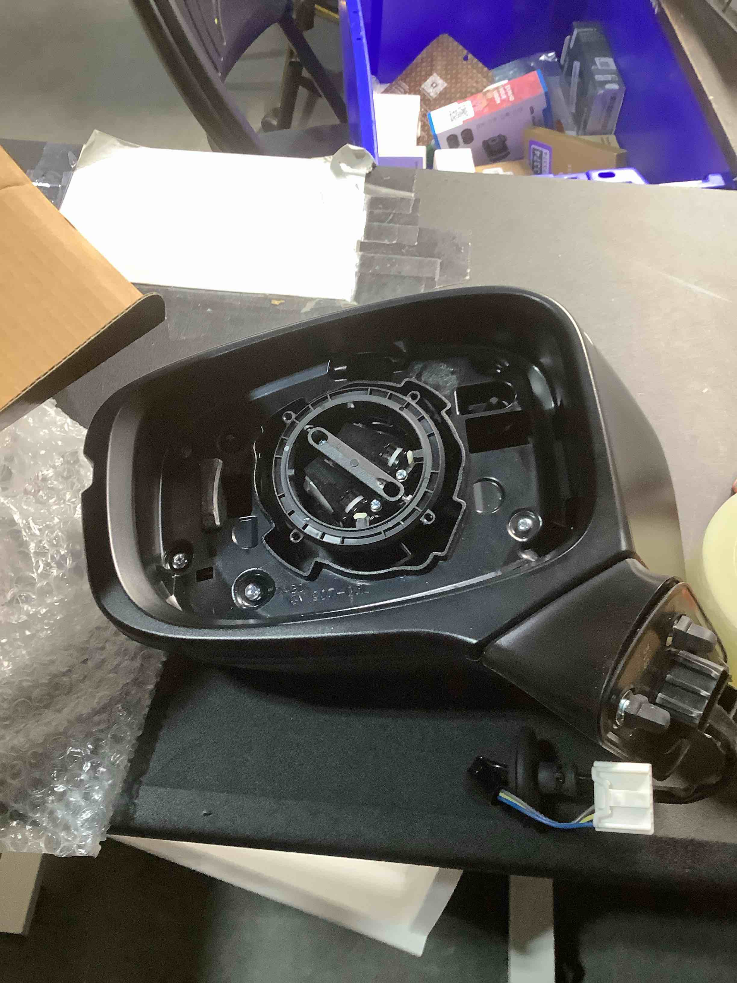 Condition photo showing Good Condition for A-Premium Driver Side Power Door Mirror - Compatible with Honda Odyssey 2018 2019 2020 2021 2022 - Non-Heated Manual Folding Black Outside Rear View Mirror - Replace# 76250THRA01