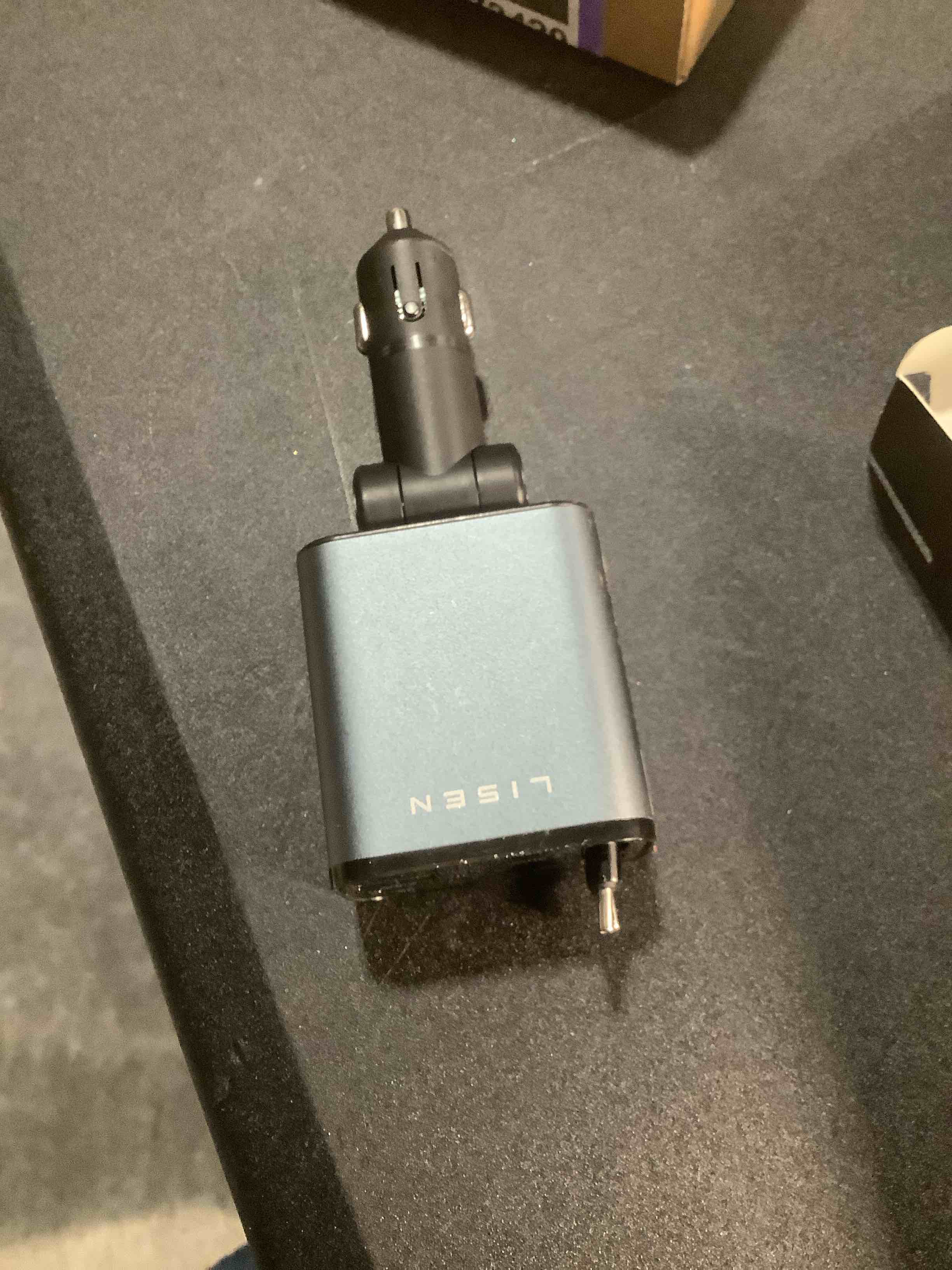 Condition photo showing Good Condition for Retractable Car Charger Adapter for iPhone 17,4 in 1 Fast Charging Car Phone Charger,69W USB C Car Truck Accessories,Road Trip Essentials Gift for Men Women for iPhone 17 Pro Max/16/15/14/13/12,Galaxy Cord for Apple+Type C