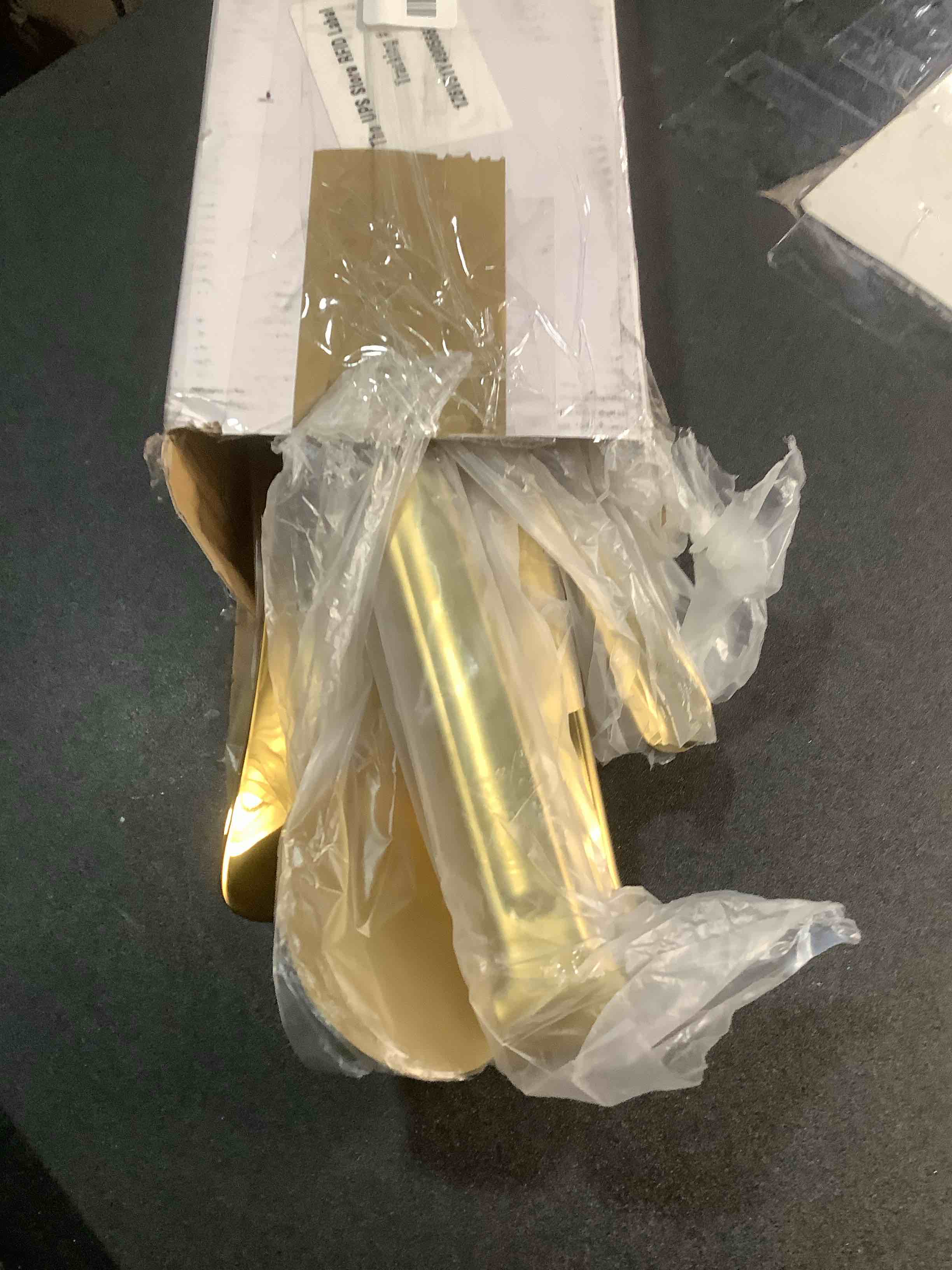 Condition photo showing Good Condition for Patelai Serving Utensils Set Include Stainless Steel Large Spoons Slotted Spoons Forks Tongs Soup Ladle and Pie Server for Parties Buffet Catering, Dishwasher Safe(Gold,10 Pieces) Gold 10