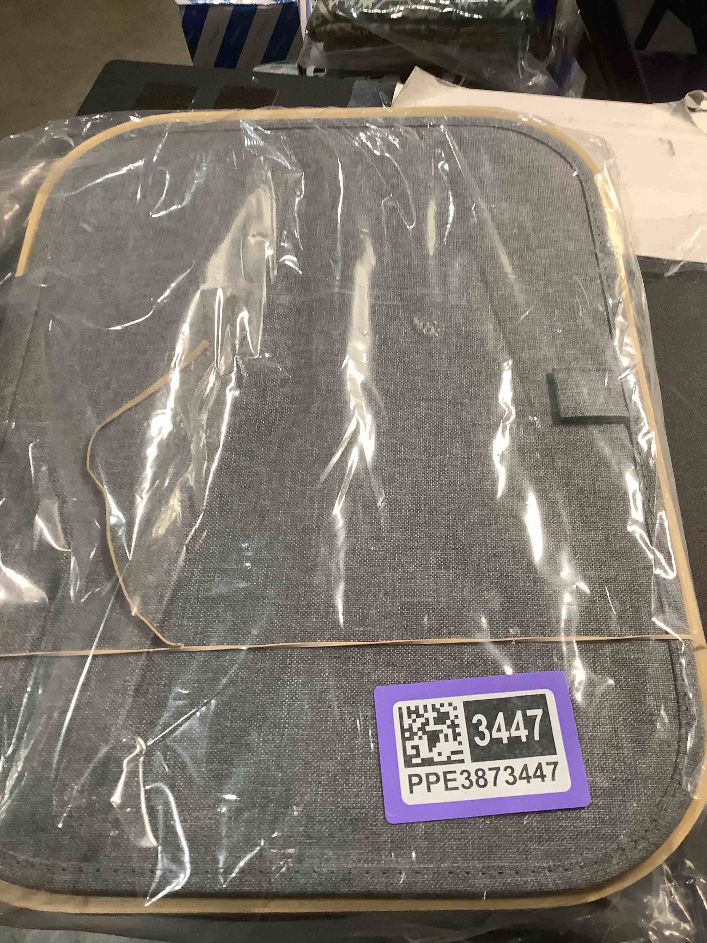 Condition photo showing Good Condition for BALEINE Laundry Hamper with Lid, Tall Laundry Baskets with Bamboo Pull Handles, Large Laundry Bin with Internal Support (26 Gal/100L, Grey) 100 liters Grey