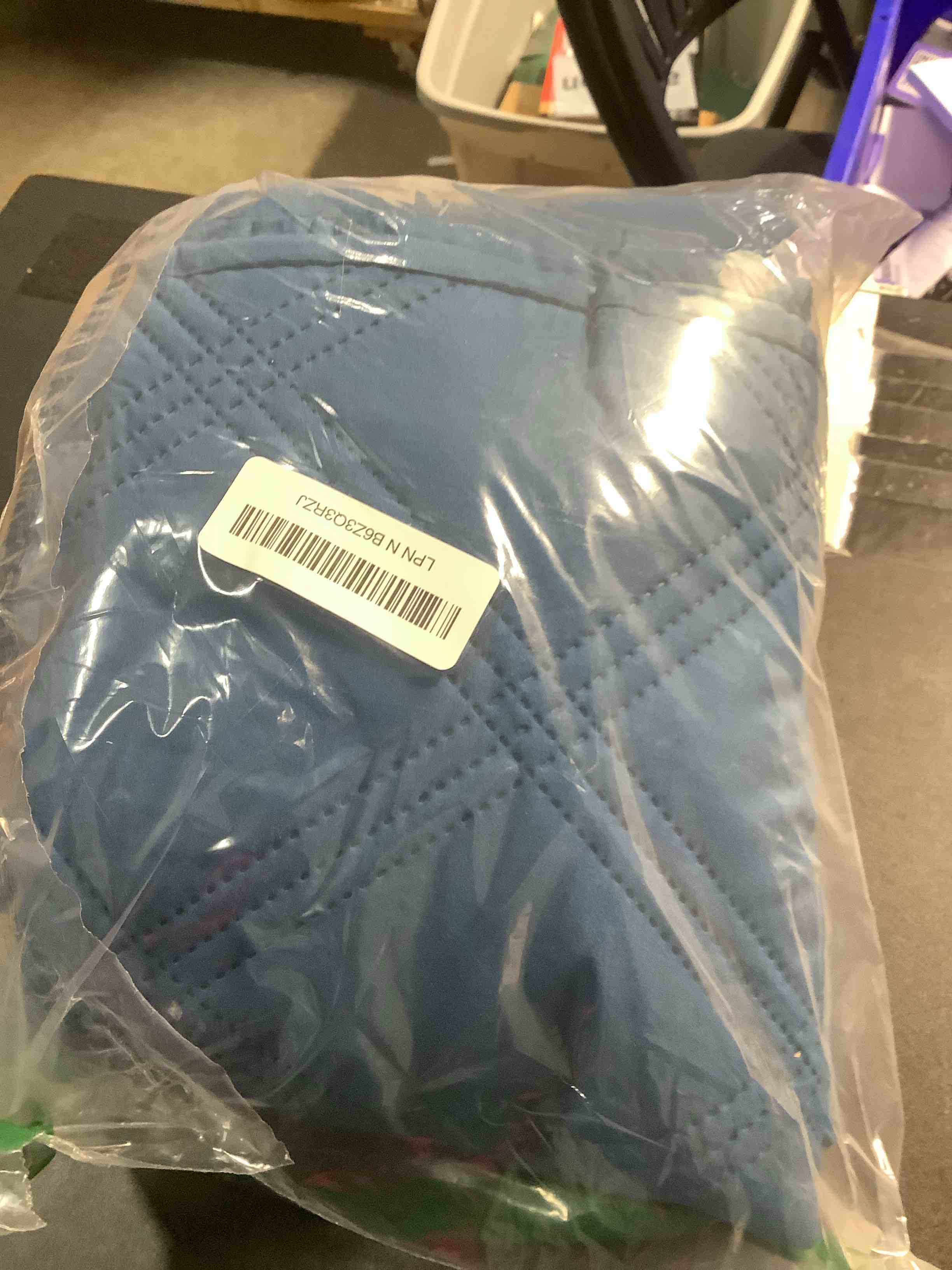 Condition photo showing Good Condition for Smiry Waterproof Dog Bed Cover Blanket 52x82, Soft Reversible Pet Blanket, Washable Leakproof Cats Dogs Couch Cover for Sofa, Couch, Furniture, Navy/Blue Navy/Blue Lattice 52x82 Inch