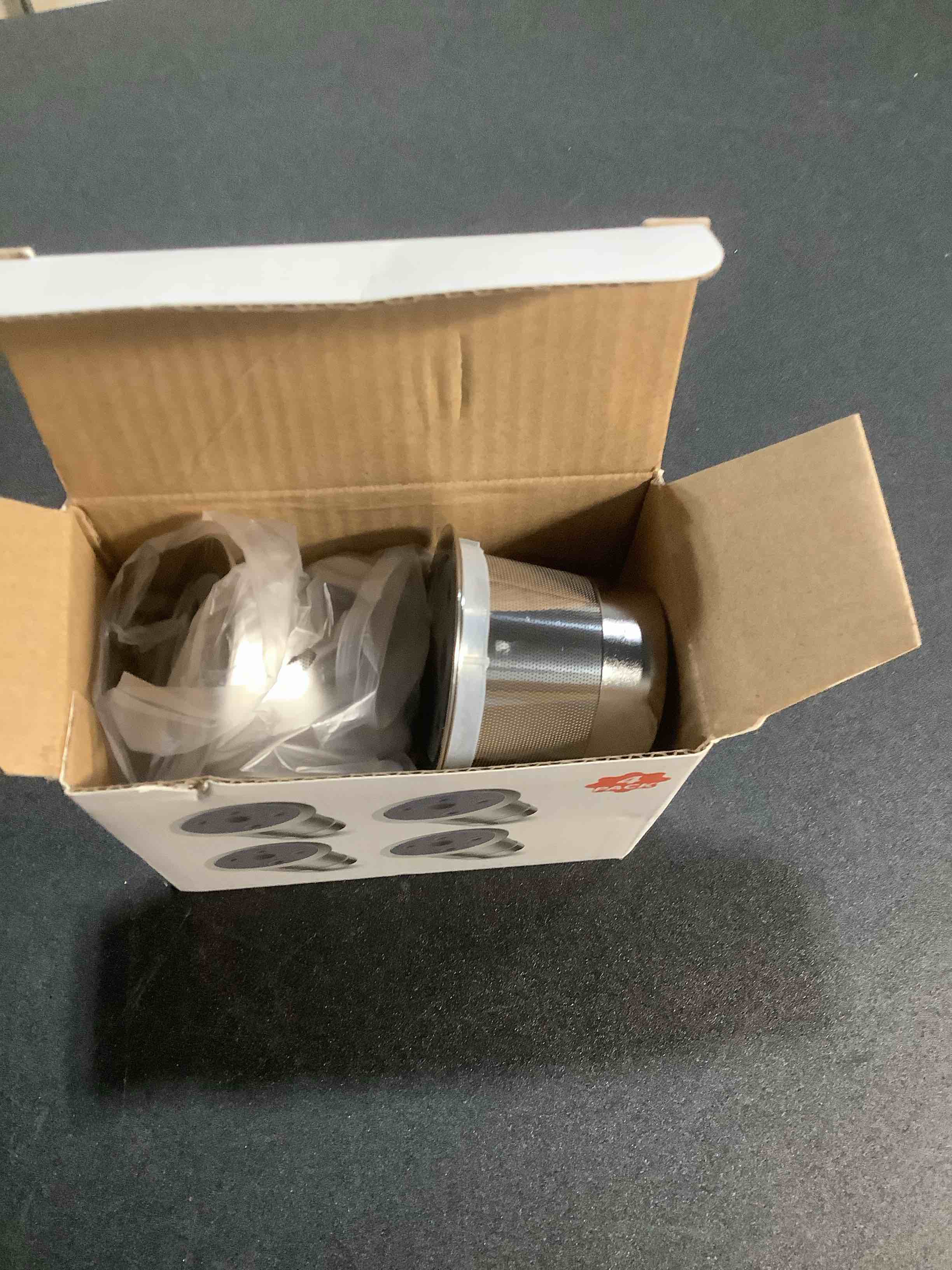 Condition photo showing Good Condition for Reusable K Cups for ke K Supreme | Refillable K cups with Adapter for ke K Supreme (Plus) Coffee Maker (4 pack) new-4-pack