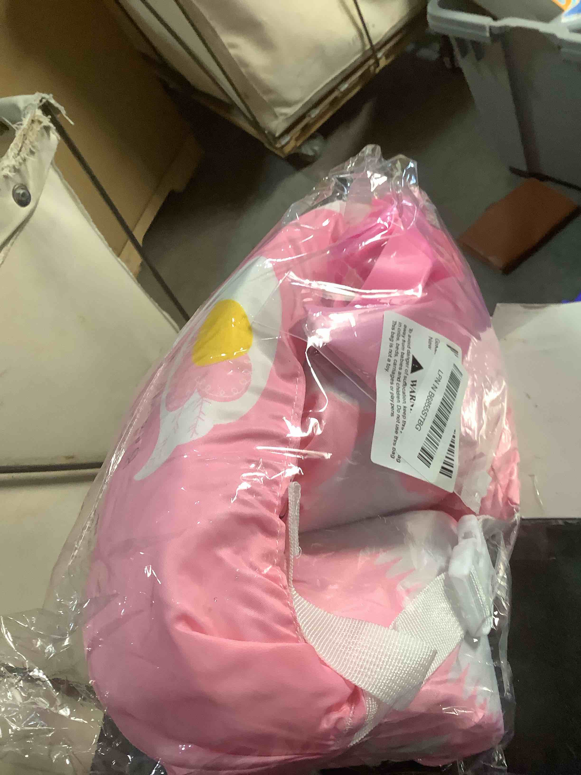Condition photo showing Good Condition for Puddle Swim Jumper for Girls & Boys 22 to 66 Pounds - Swim Vest, Jackets, Floaties, Arm Floats, Puddle/Paddle Pal for 22-30-40-50-55-66 lbs Kid Toddler, Child Pink Swan