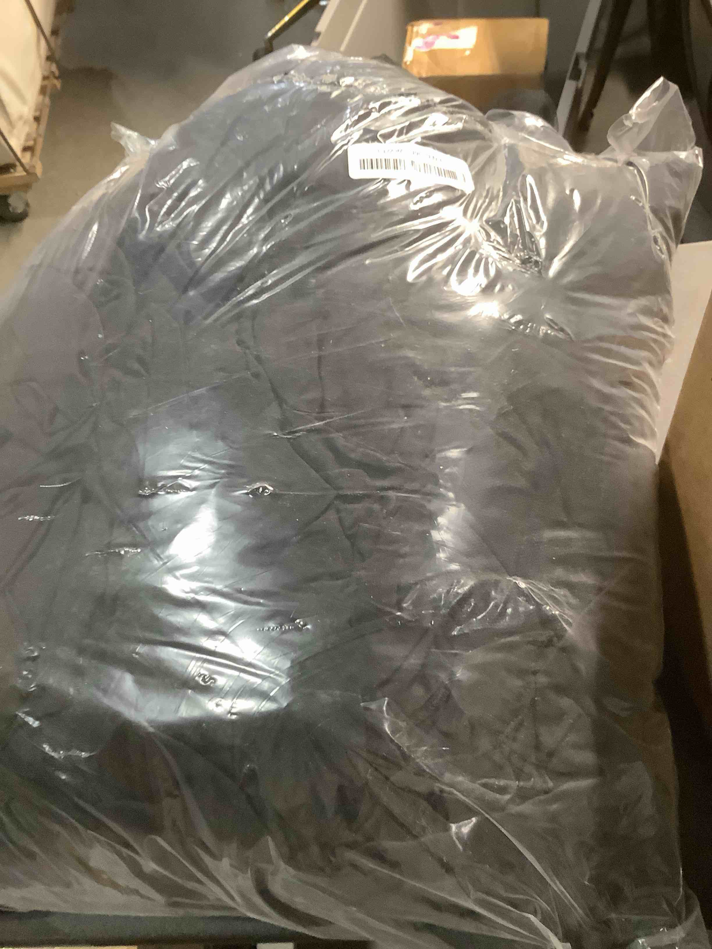 Condition photo showing Good Condition for 4 Corners Post Princess Curtain Bed Canopy Double Layer Cozy Mosquito Net Mesh and Cloth for Girls Adults Bedroom Decoration (Double-Black/Black, 78" W*86" L*82"*H/(King)) Double-black/Black 78"W x 86"L (Pack of 1)