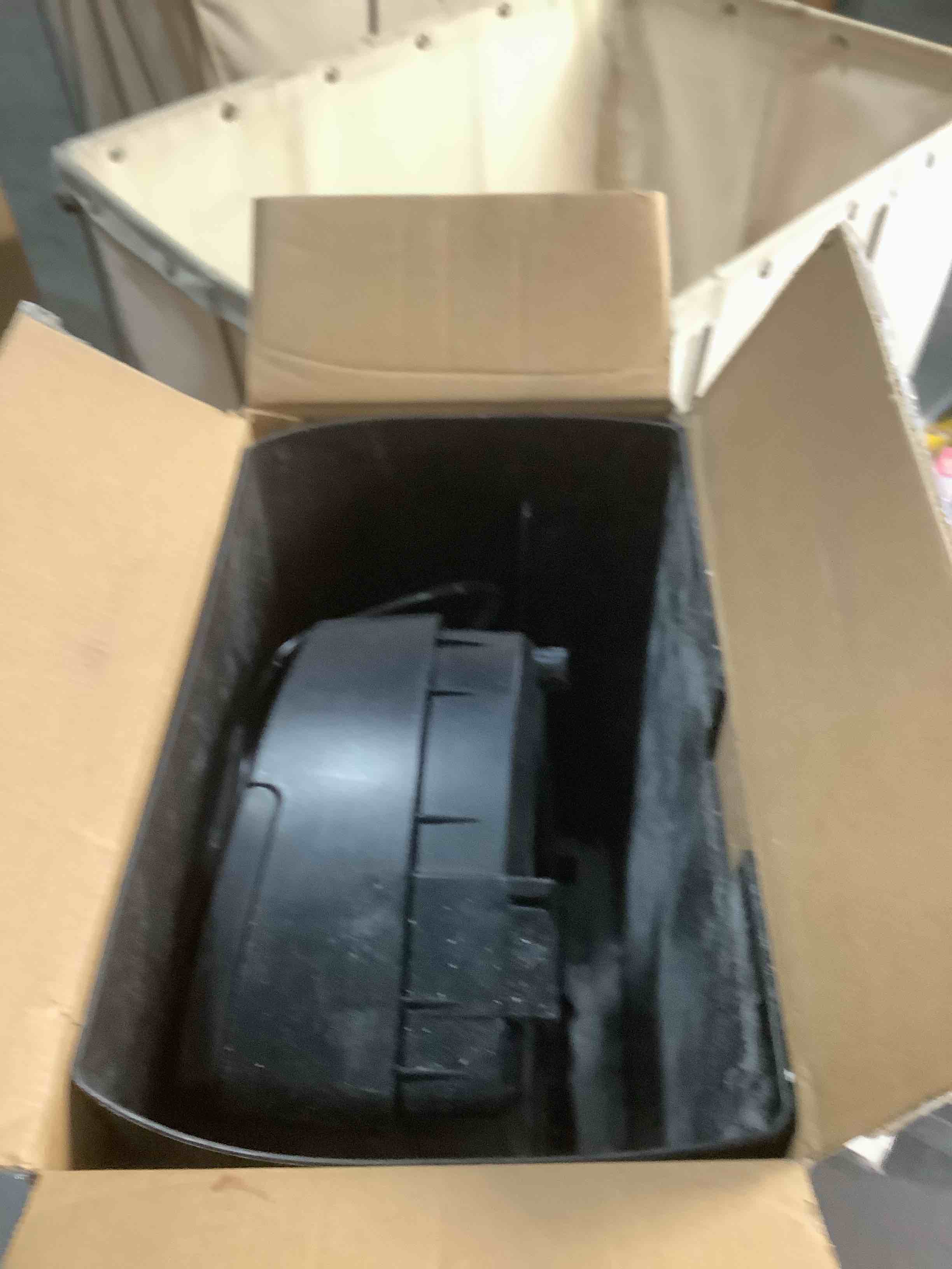 Condition photo showing As Is for Bonsaii 12-Sheet Cross Cut Paper Shredder, 5.5 Gal Home Office Heavy Duty Shredder for Paper, Credit Card, Mail, Staples, with Transparent Window, High Security Level P-4 (C275-A) 1 2 sheet