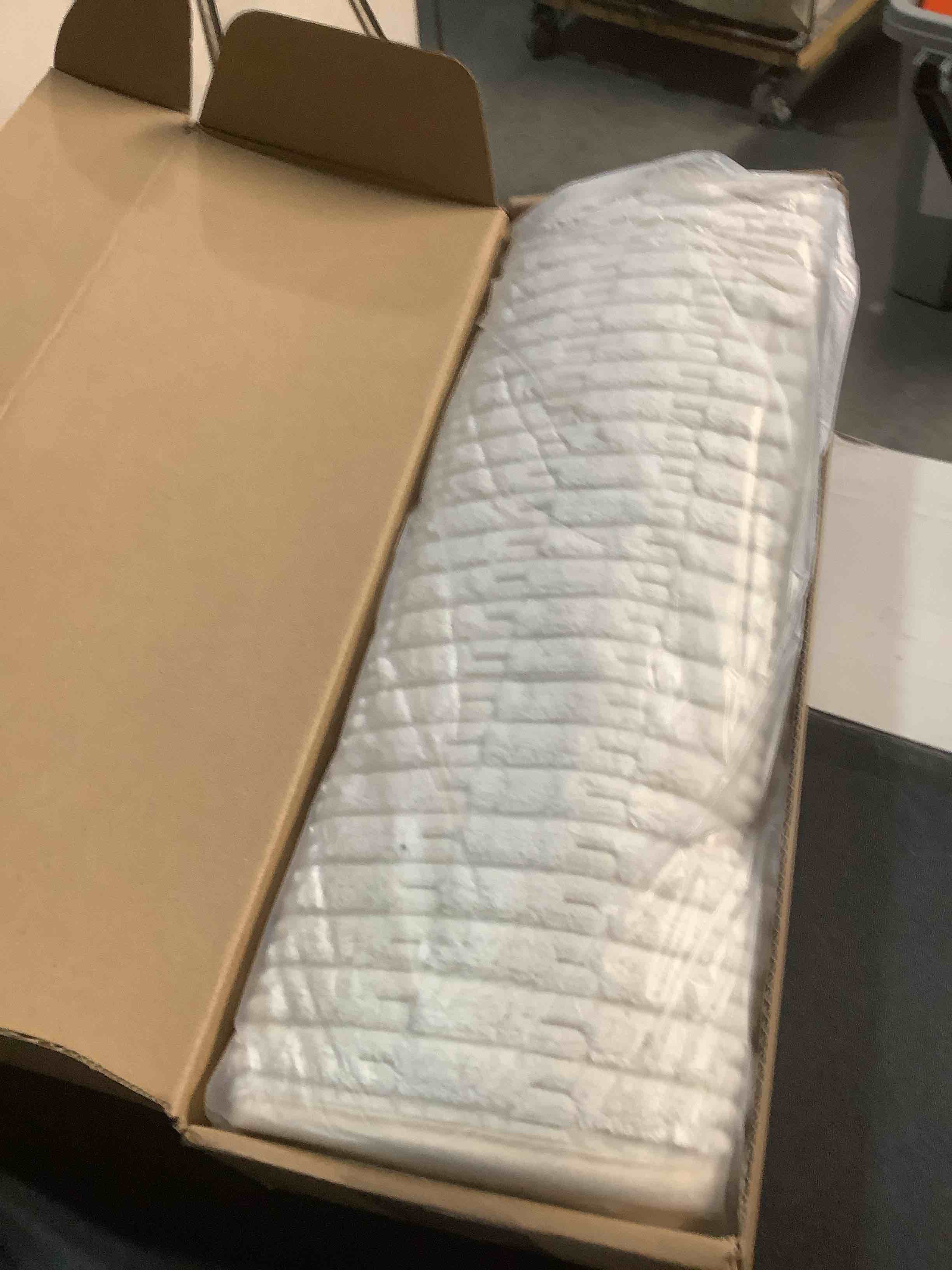 Condition photo showing Good Condition for Memory Foam Headrest Pillow for Neck Pain Relief & Cervical Support - Ergonomic Neck Cushion for Office Chair, Car, Recliner, Sofa - Breathable & Pressure Relief (Cream, 17" W x 2.7" D) Cream 17"W x 2.7"D