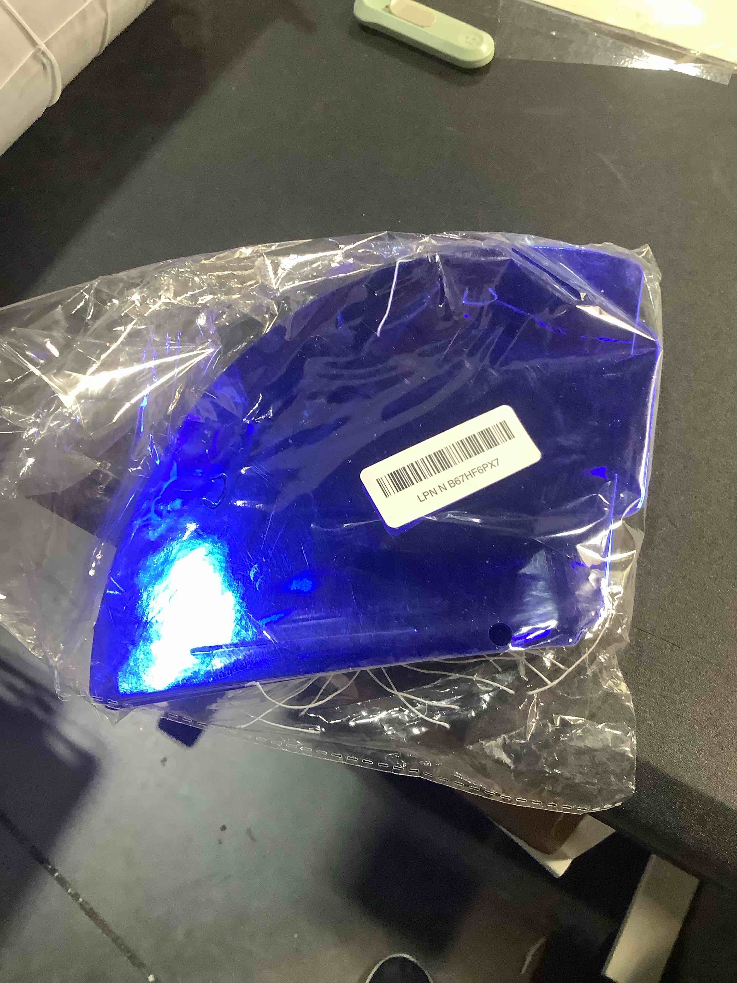 Condition photo showing Good Condition for BLUE 50 Pieces Birthday Party Hats Metallic Foil Cone Hats for Kids Baby Shower Boys Birthday Parties and Friend gatherings Bright Gold