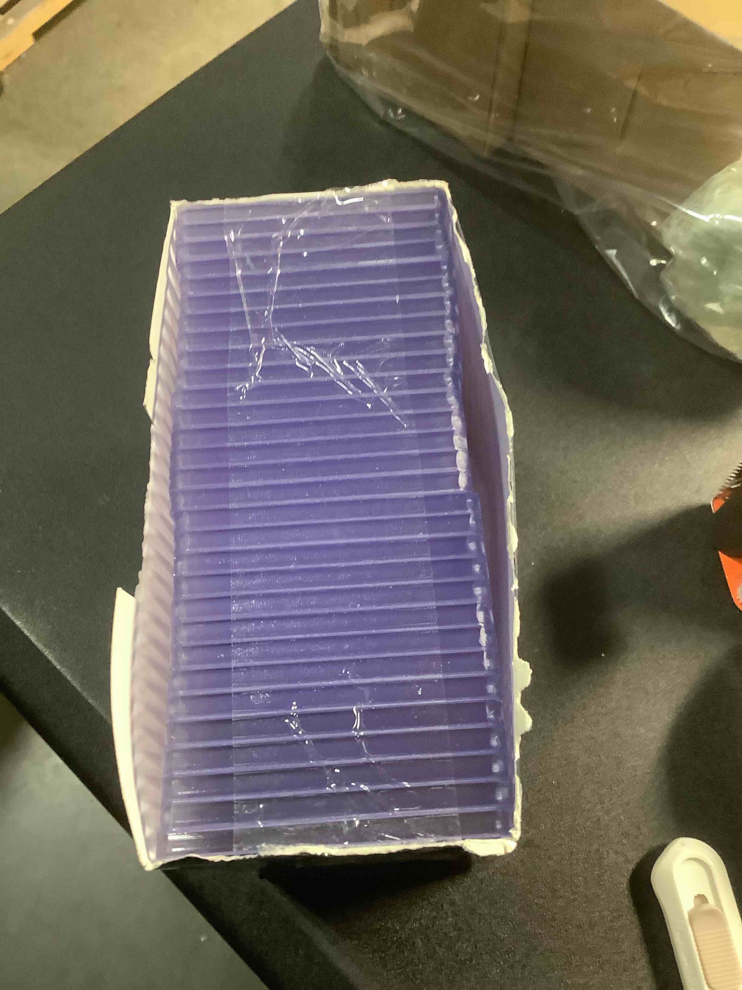 Condition photo showing Good Condition for 30-Pack Booster Pack Topload Holders - Cards Booster Packs Toploders, UV Protection Protect, Premium Top Loaders Secure Protection Collectible Cards, Card Protectors Hard Plastic and Clear Display 30ct booster pack toploaders