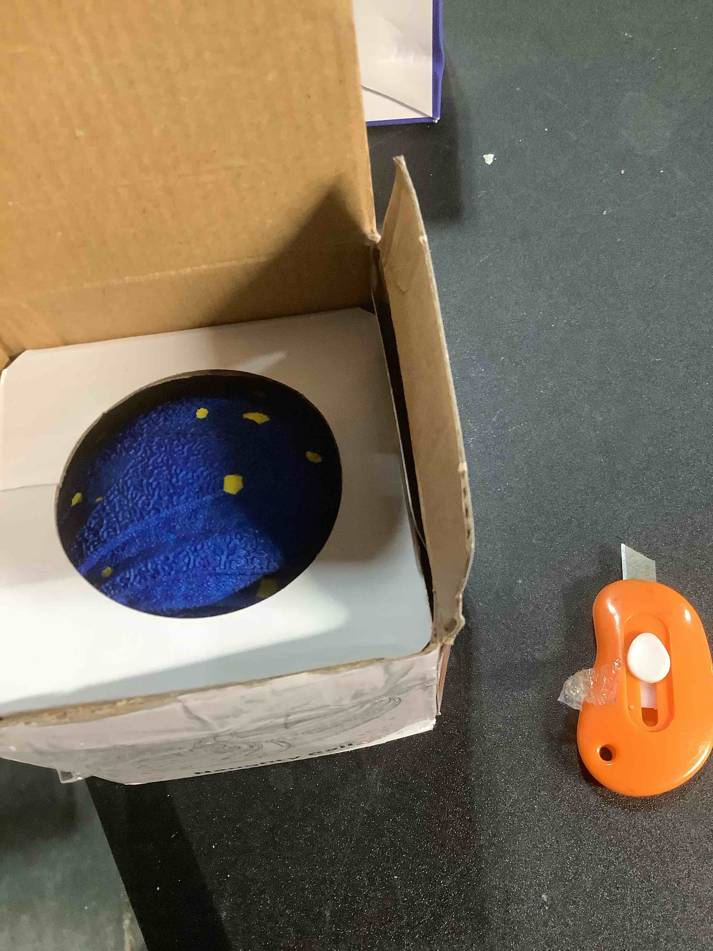 Condition photo showing Good Condition for Interactive Dog Toys Balls Moving - Smart Automatic Bouncing Interactive Dog Ball, Durable Pet-Safe E-TPU Material, IPX7 Waterproof, Anti Boredom Dog Toys to Keep Them Busy for Large and Small Dogs Blue