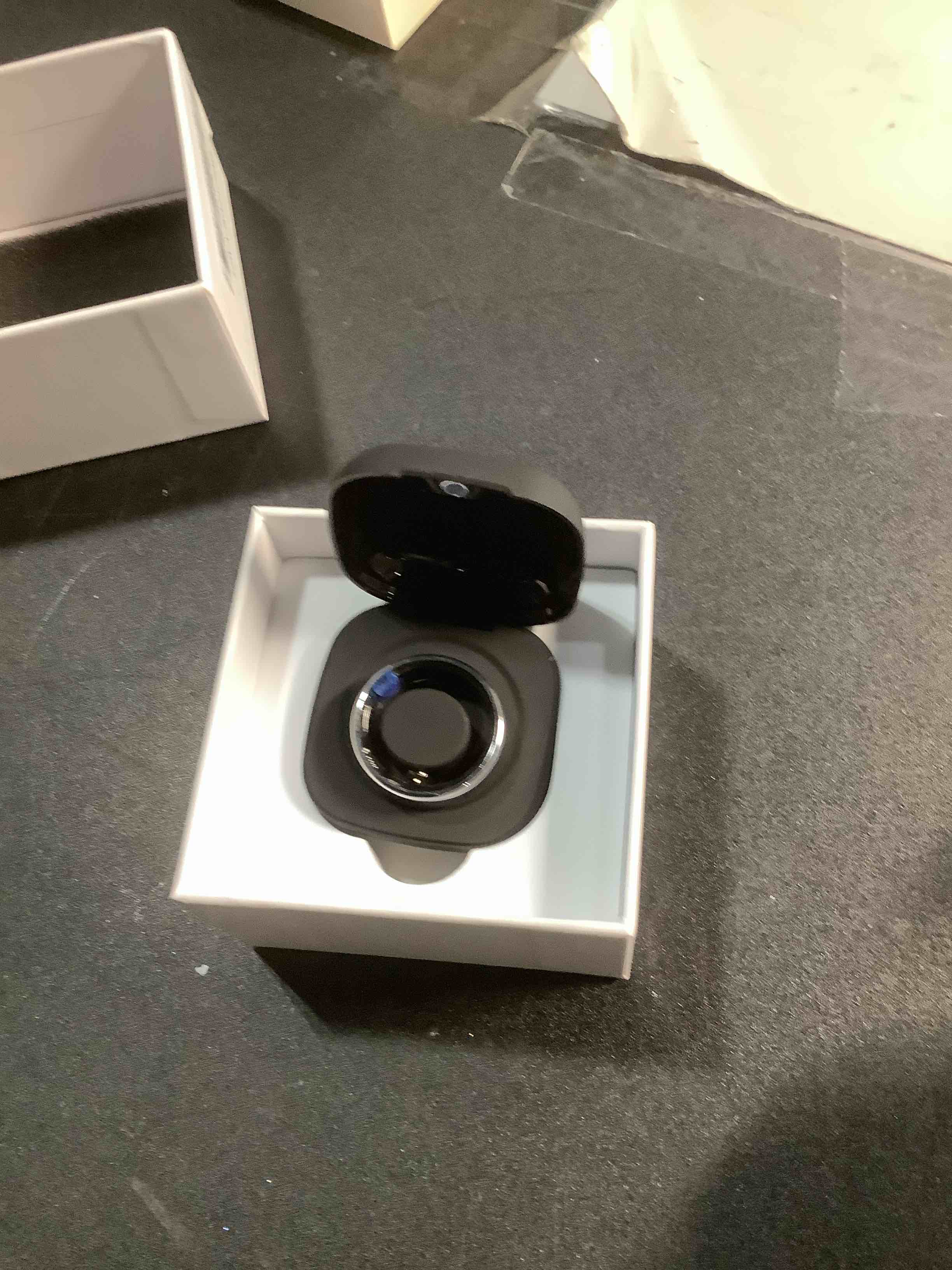 Condition photo showing Good Condition for Smart Ring for Women Men,Fitness Tracker Ring with Heart Rate, Sleep Monitoring, Blood Oxygen, Step Counting for iOS and Android, No Subscription Fee, Waterproof(Silver, 10) #10 Silver